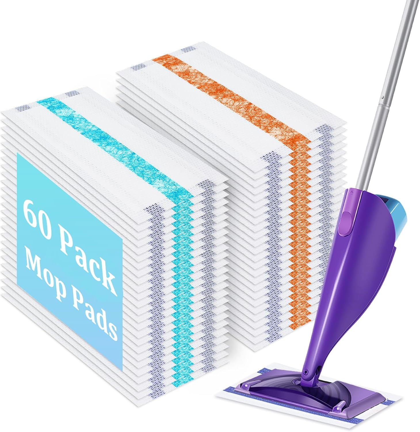 60 Pack Swiffer Wet Jet Mop Pad Refills