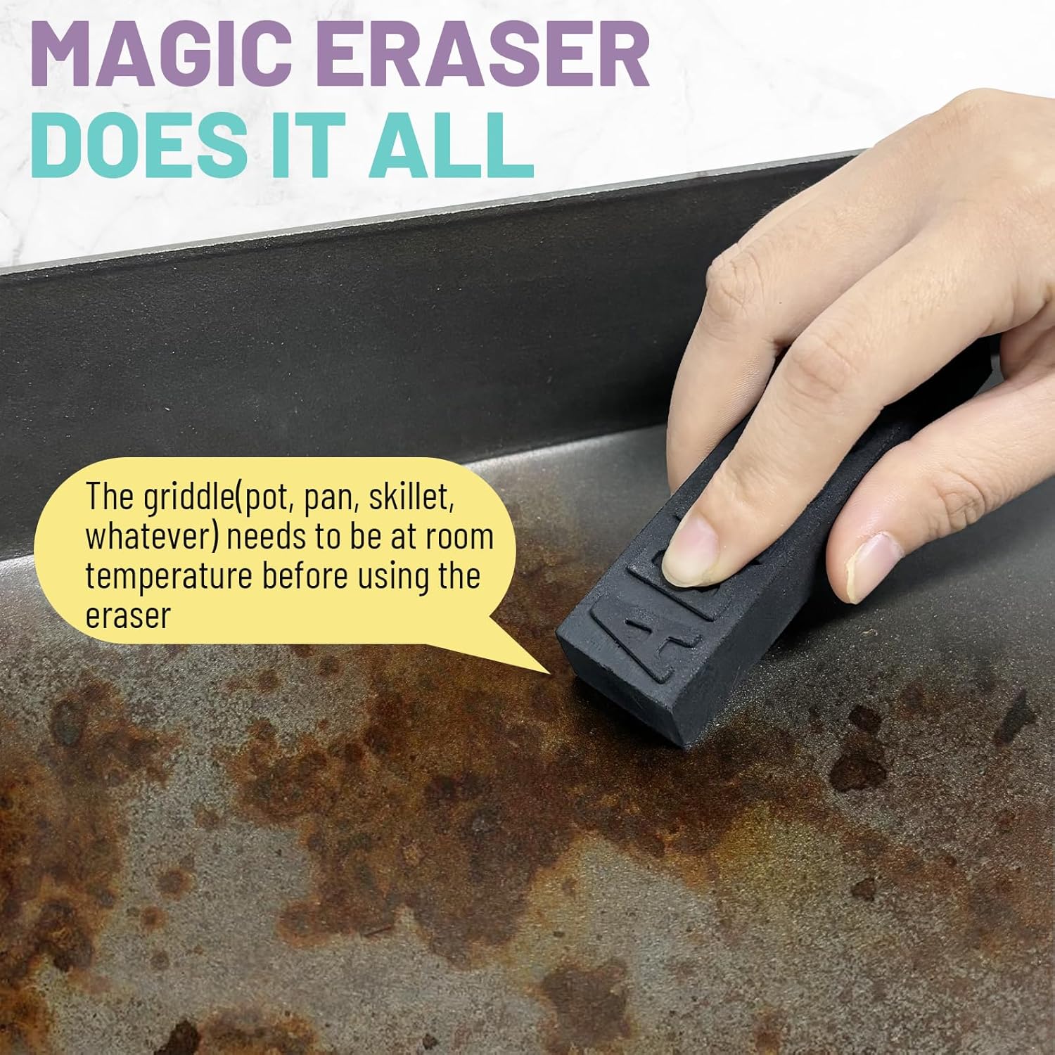 Wzporzst Rust Eraser for Cast Iron and Tools