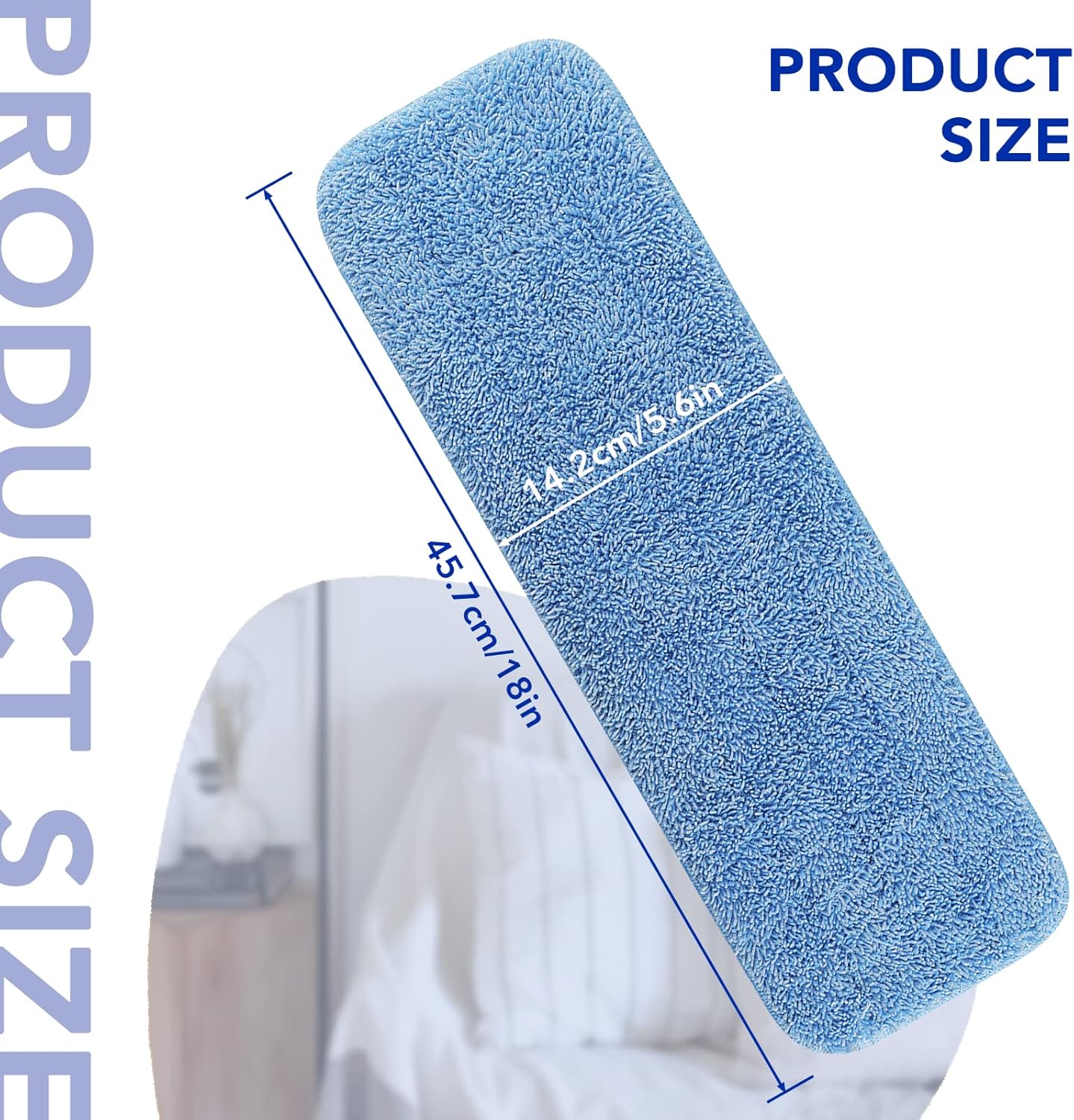 BeiLan Replacement Mop Pads for 17-18 Mops - 10 Pack Reusable