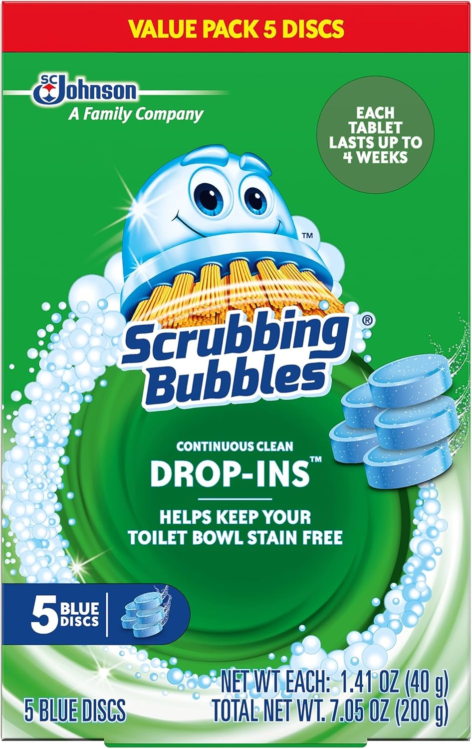 Scrubbing Bubbles Toilet Bowl Tablets 5 Count