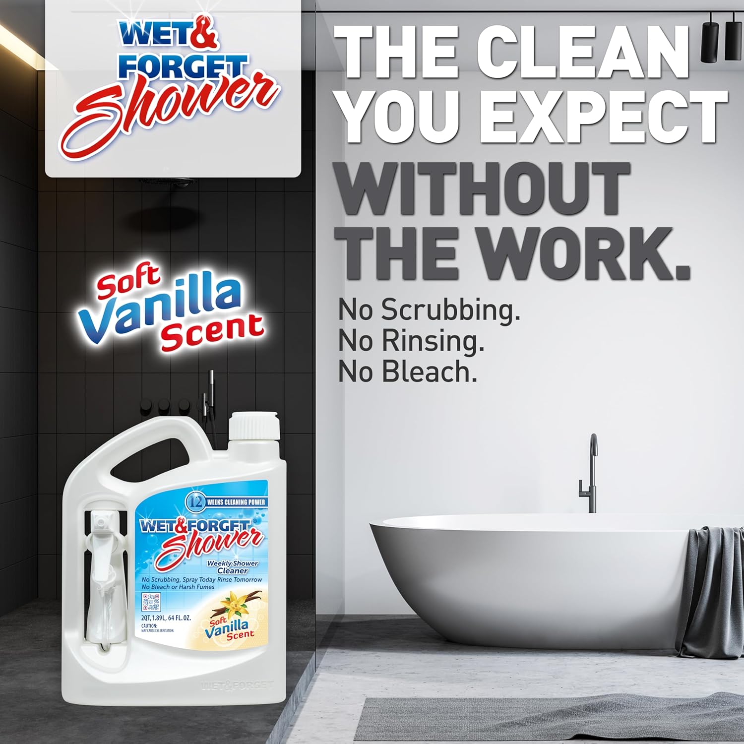 Wet Forget Shower Cleaner 64 Ounce Pack