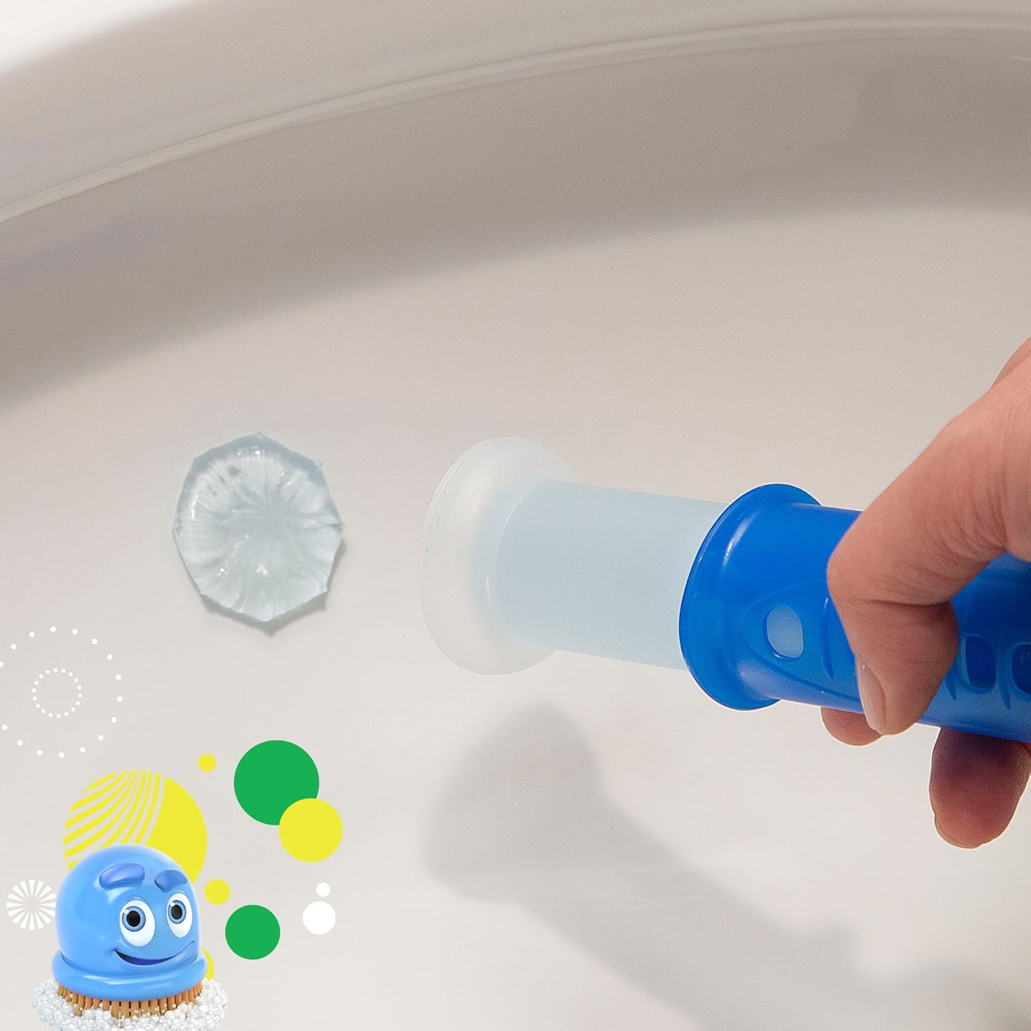 Scrubbing Bubbles Rainshower Fresh Gel Toilet Cleaners 6 Stamps in 1 Dispenser