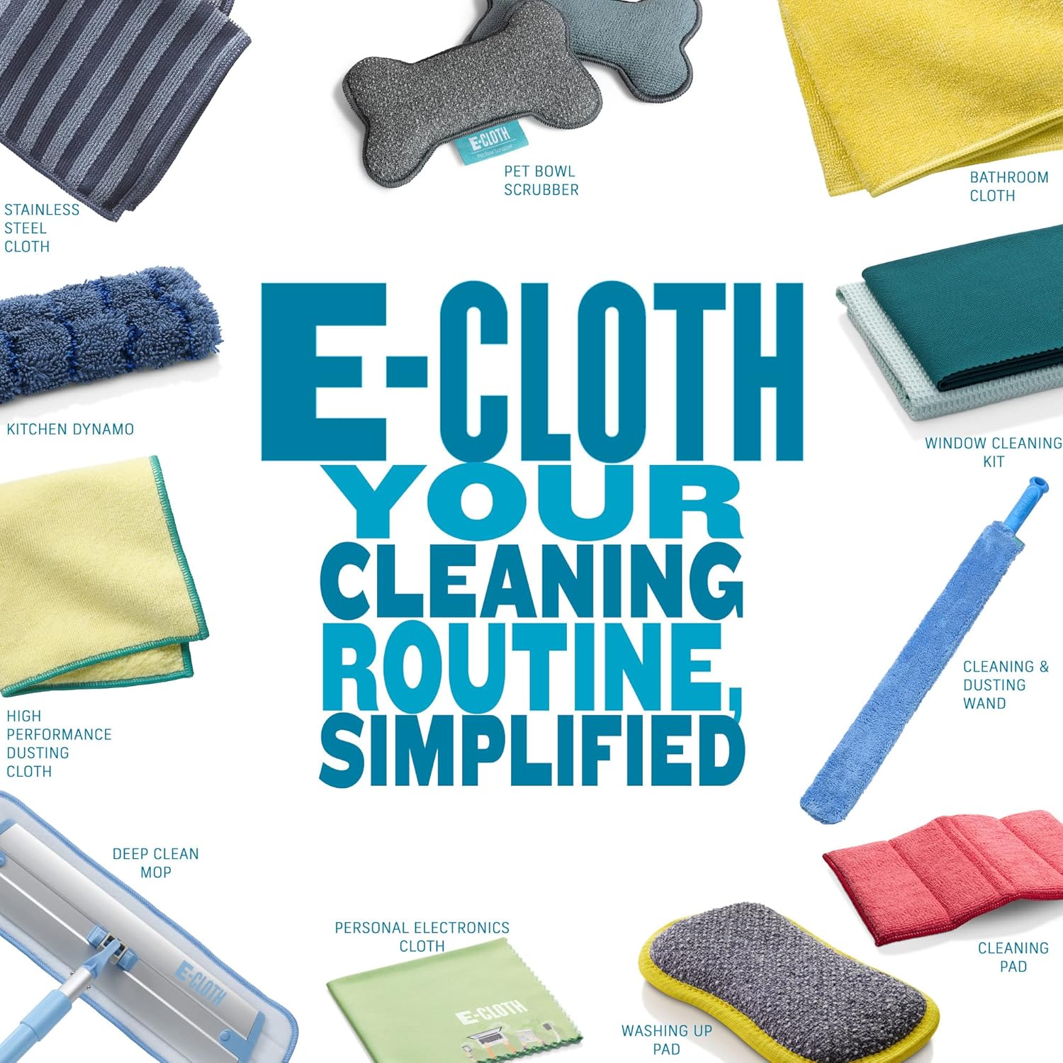 E-Cloth Microfiber Mop Head Replacement - 1 Pack 1