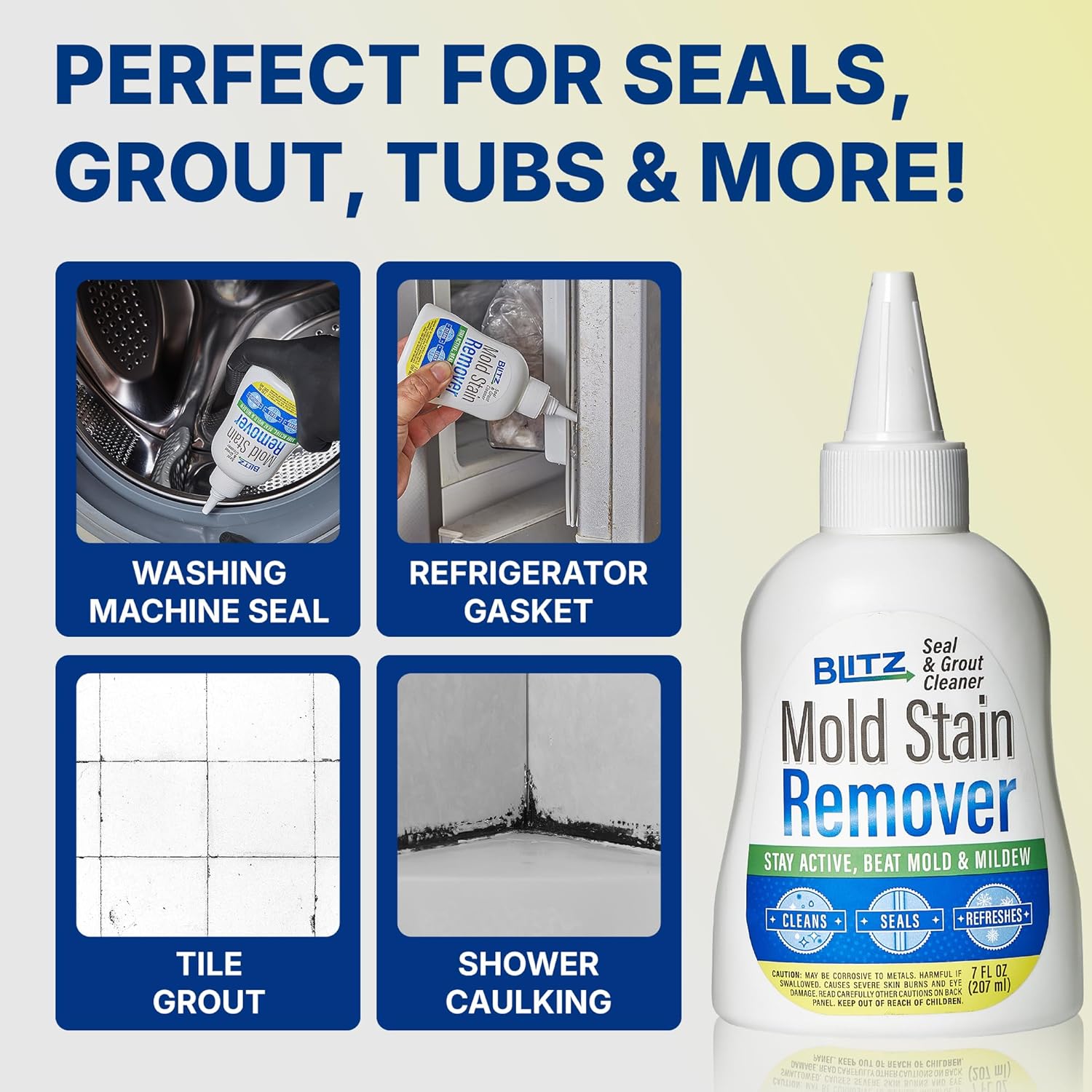 Blitz Shield Heavy Duty Gel Cleaner - Multi-Surface Stain Remover