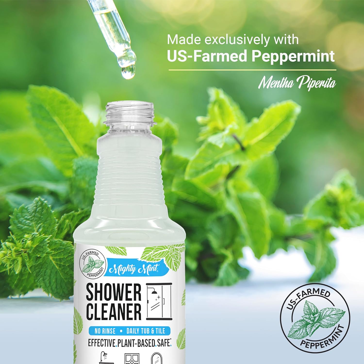 Mighty Mint Shower Cleaner - No Rinse No Scrub 16oz