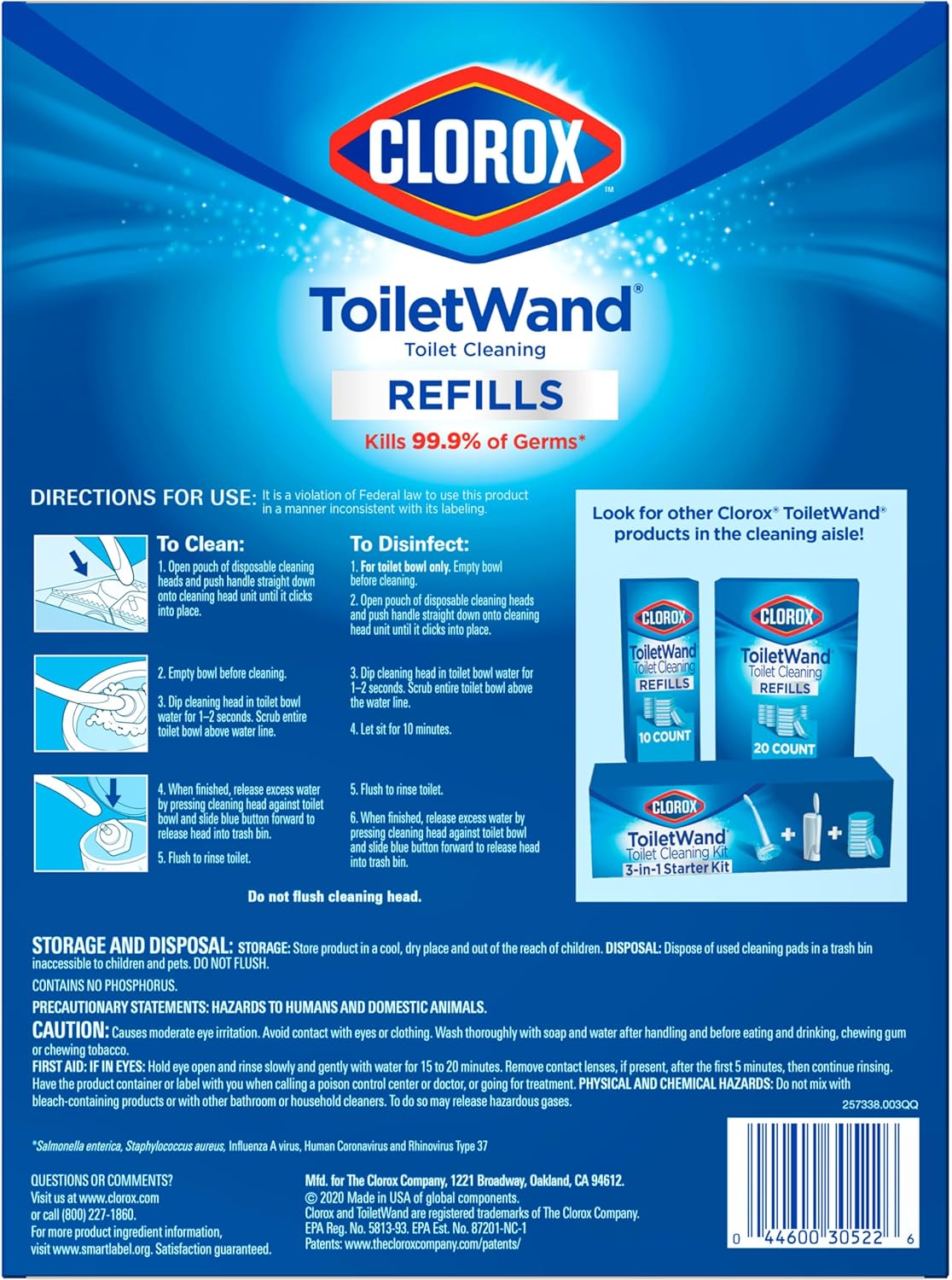 Clorox ToiletWand Refills 20 Count