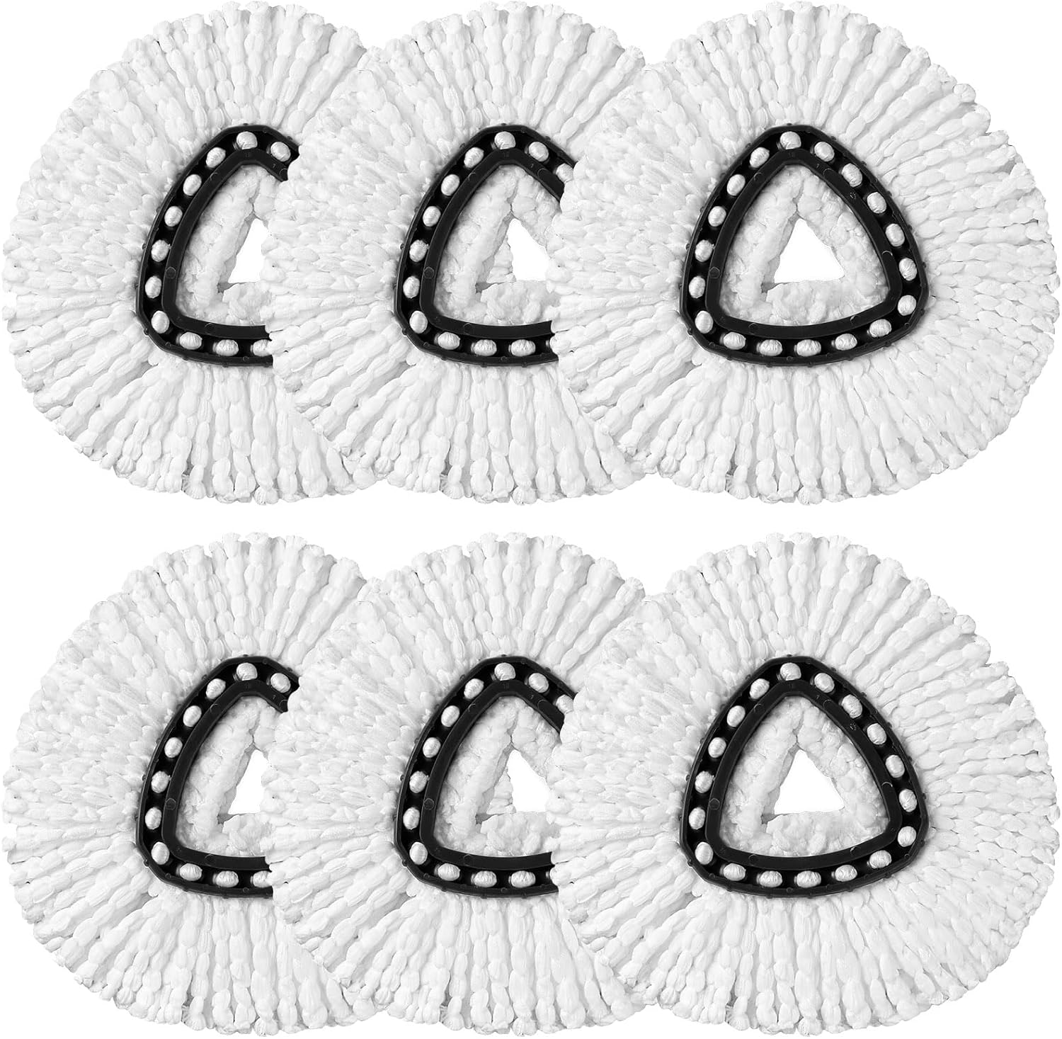 HOMEXCEL 6-Pack Mop Heads for O-Cedar EasyWring Spin Mop