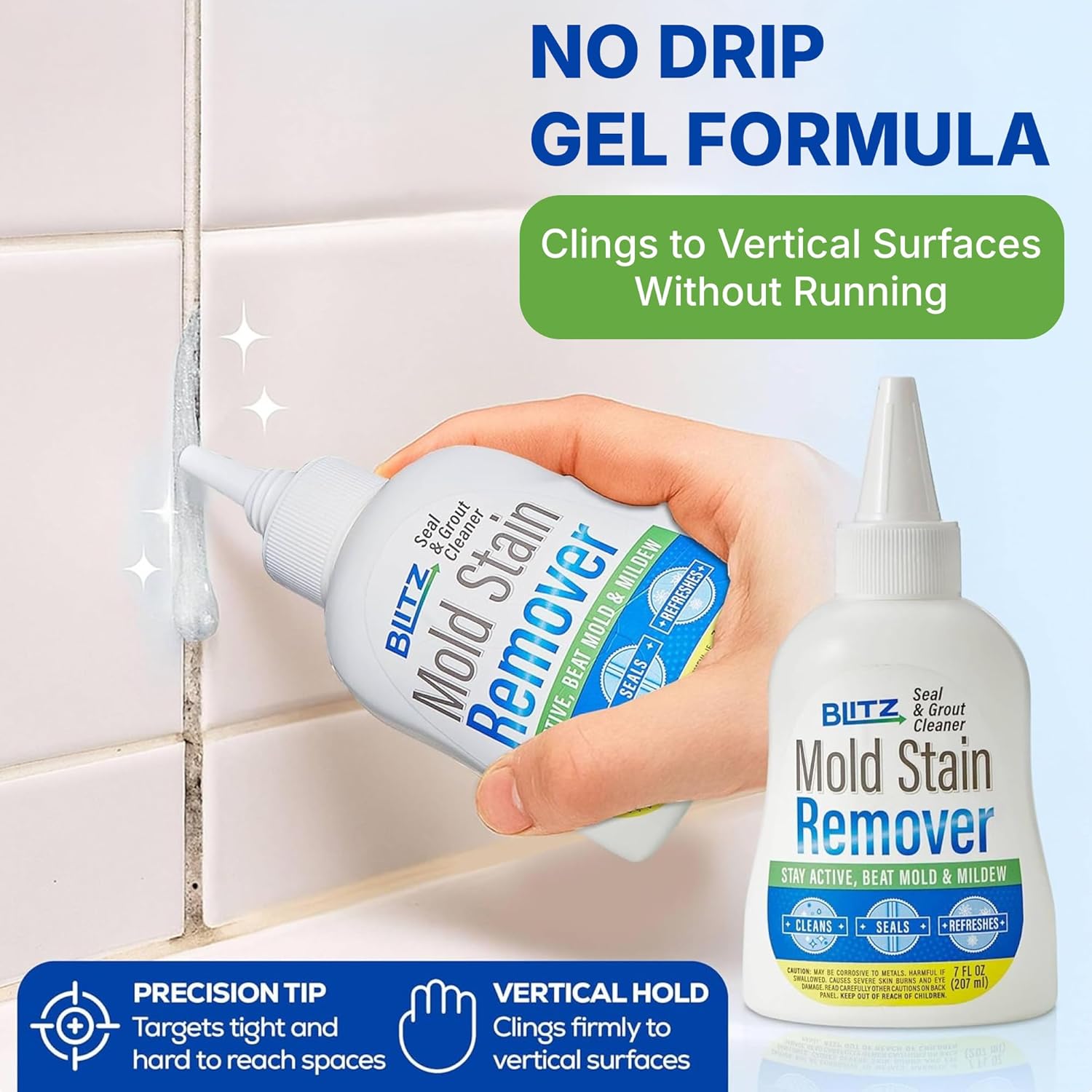 Blitz Shield Heavy Duty Gel Cleaner - Multi-Surface Stain Remover