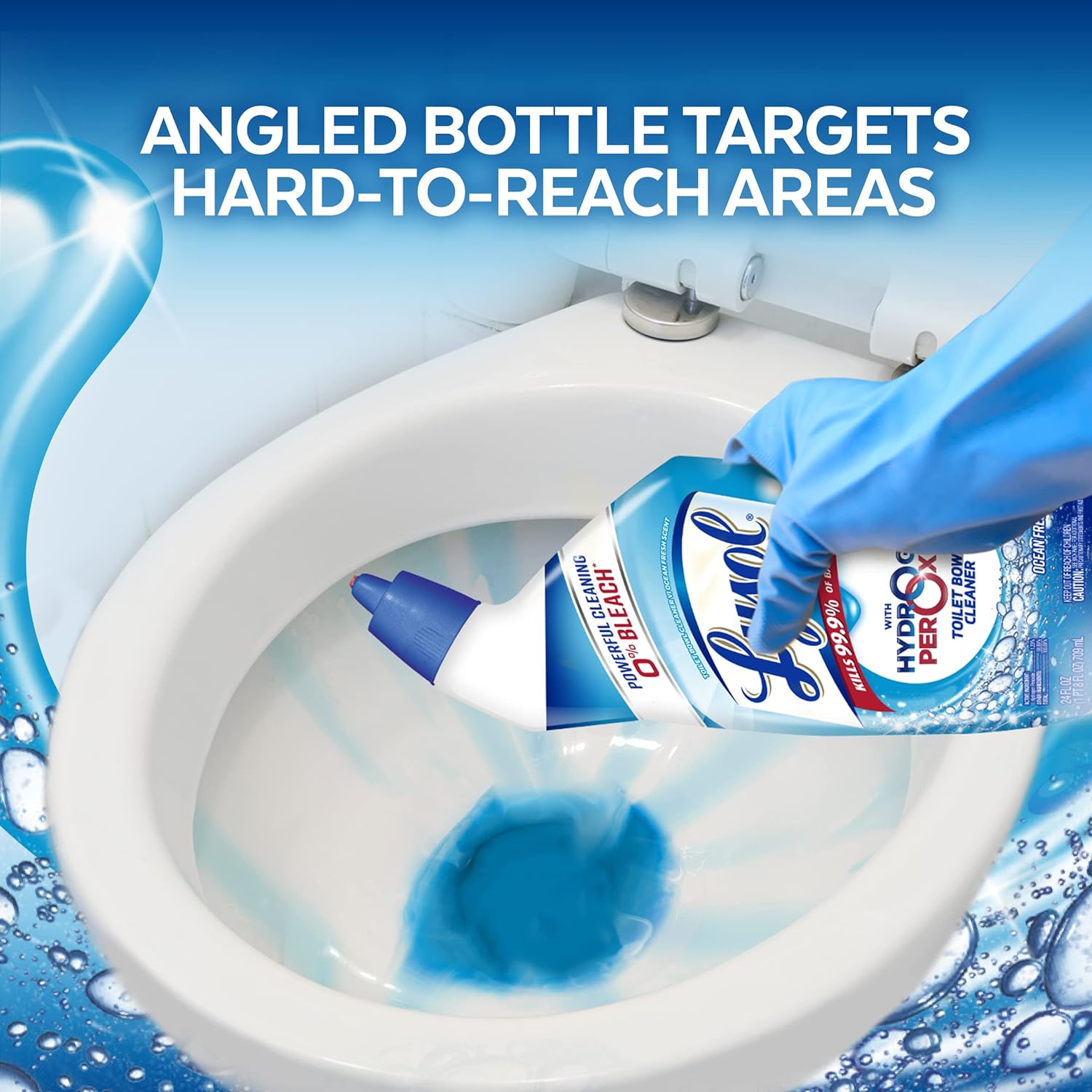 Lysol Toilet Bowl Cleaner Gel 24oz Bleach Free Fresh Scent 1