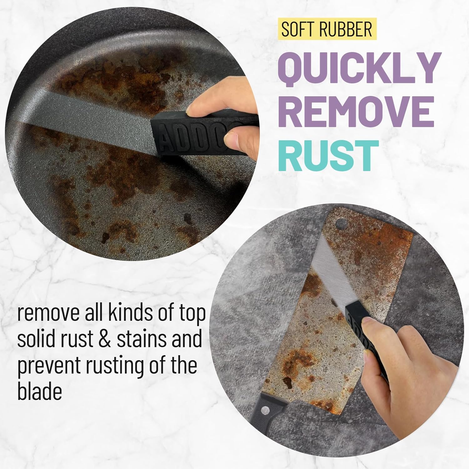 Wzporzst Rust Eraser for Cast Iron and Tools