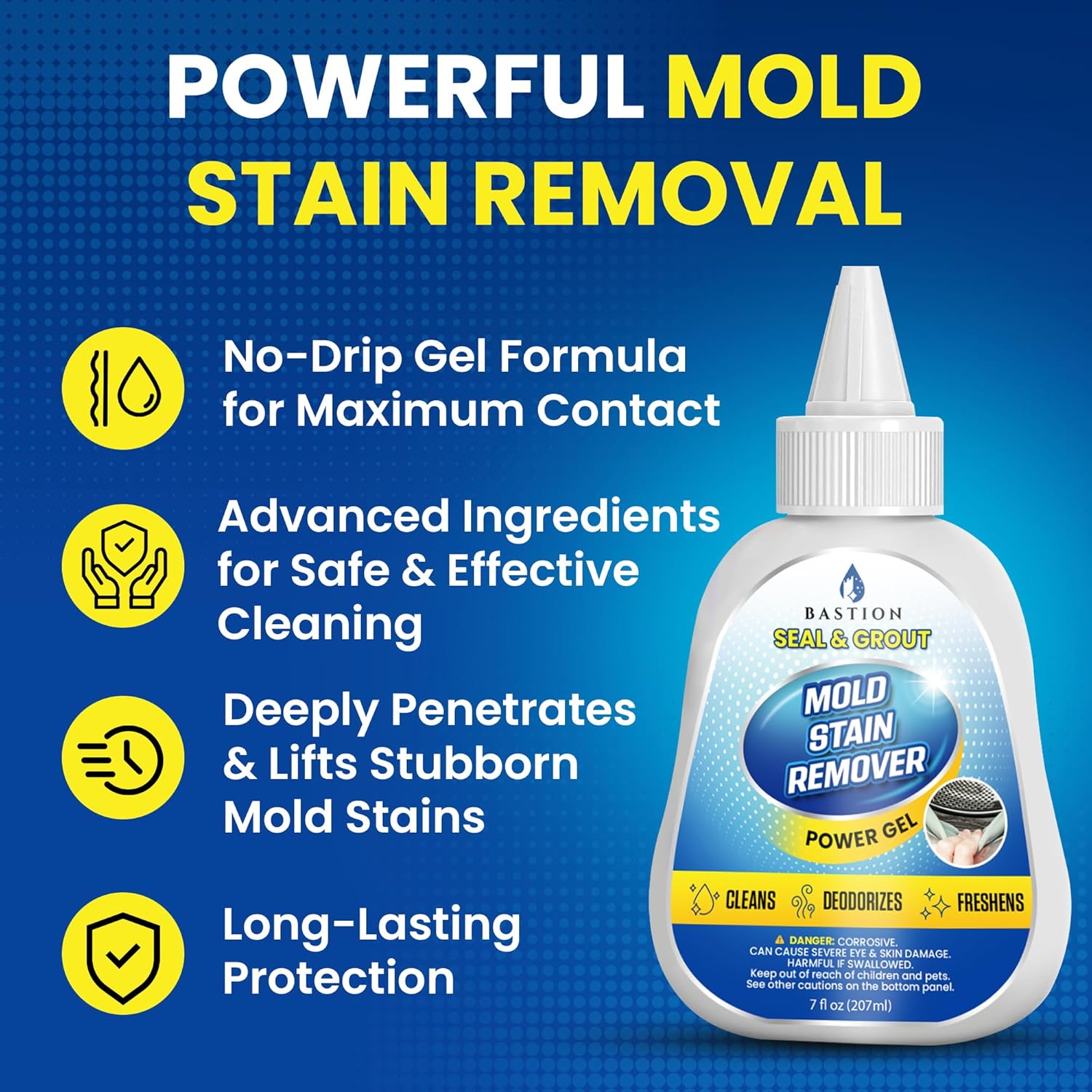 Bastion Heavy Duty Mold Cleaner 7 fl oz Gel Formula