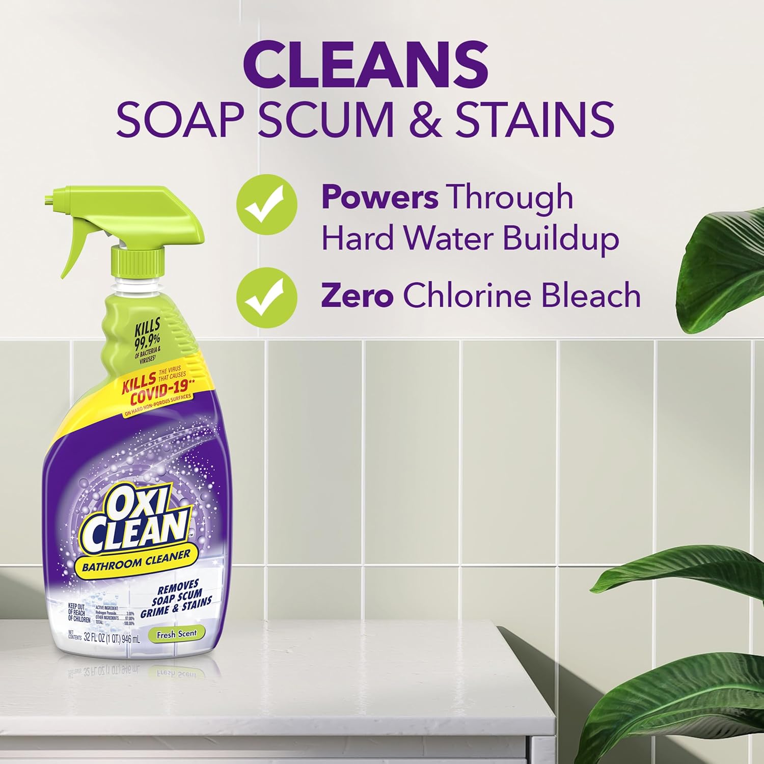 OxiClean Bathroom Cleaner 32 oz Stainfighters