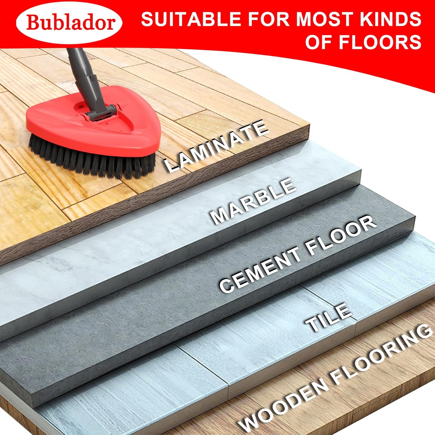Bublador Spin Mop Replacement Head for O Cedar EasyWring