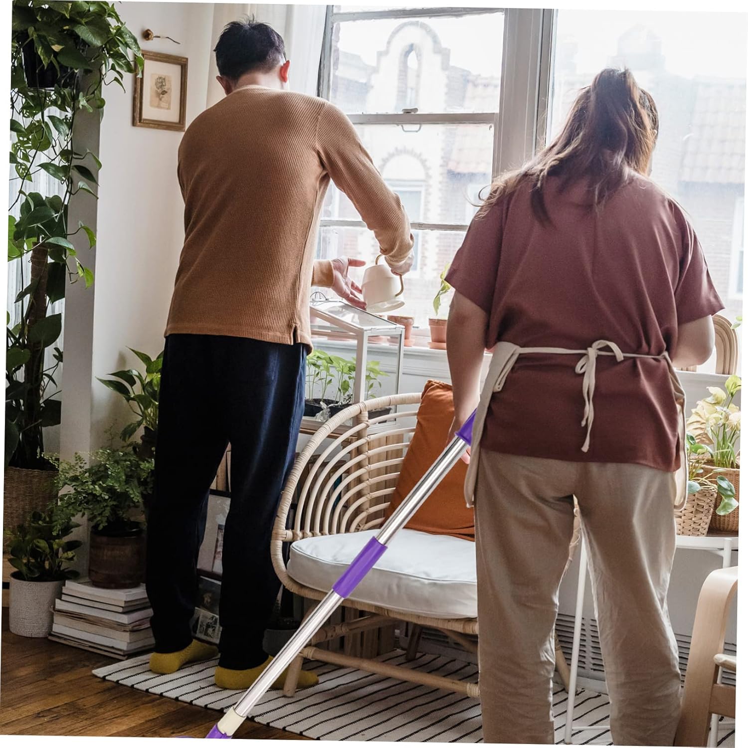 Ipetboom Stainless Steel Mop Handle Replacement