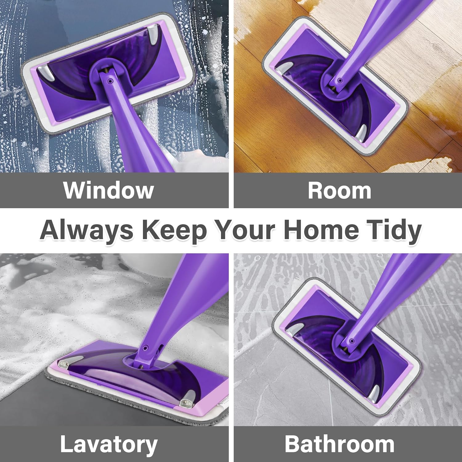 FORSPEEDER 7 Pack Reusable Mop Pads for Swiffer WetJet