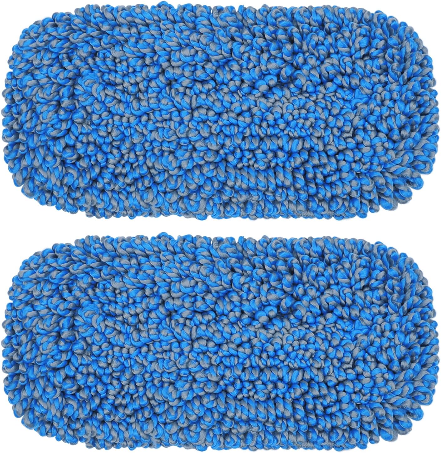 TrueYee 2 Pack Microfiber Mop Replacement Pads for Dry and Wet Cleaning