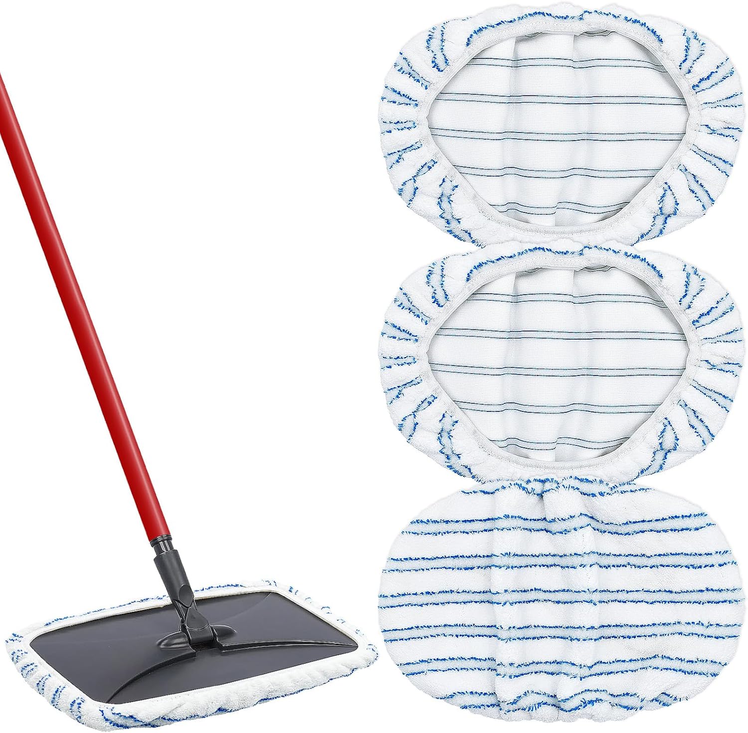 O-Cedar Mop Refills 3 Pack Replacement Pads 15x8 Flat