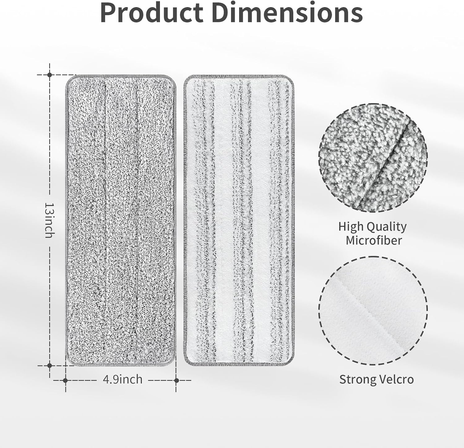 Bluearks 10Pcs Joymoop Mop Replacement Pads