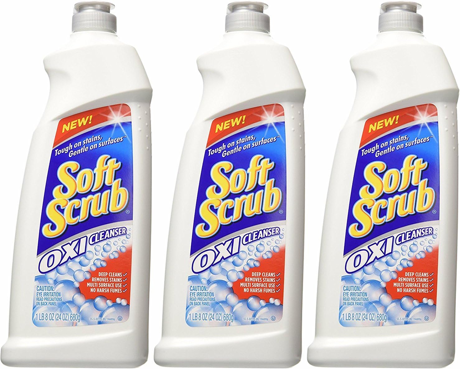 Soft Scrub Oxi Cleanser 24 Oz Pack of 3