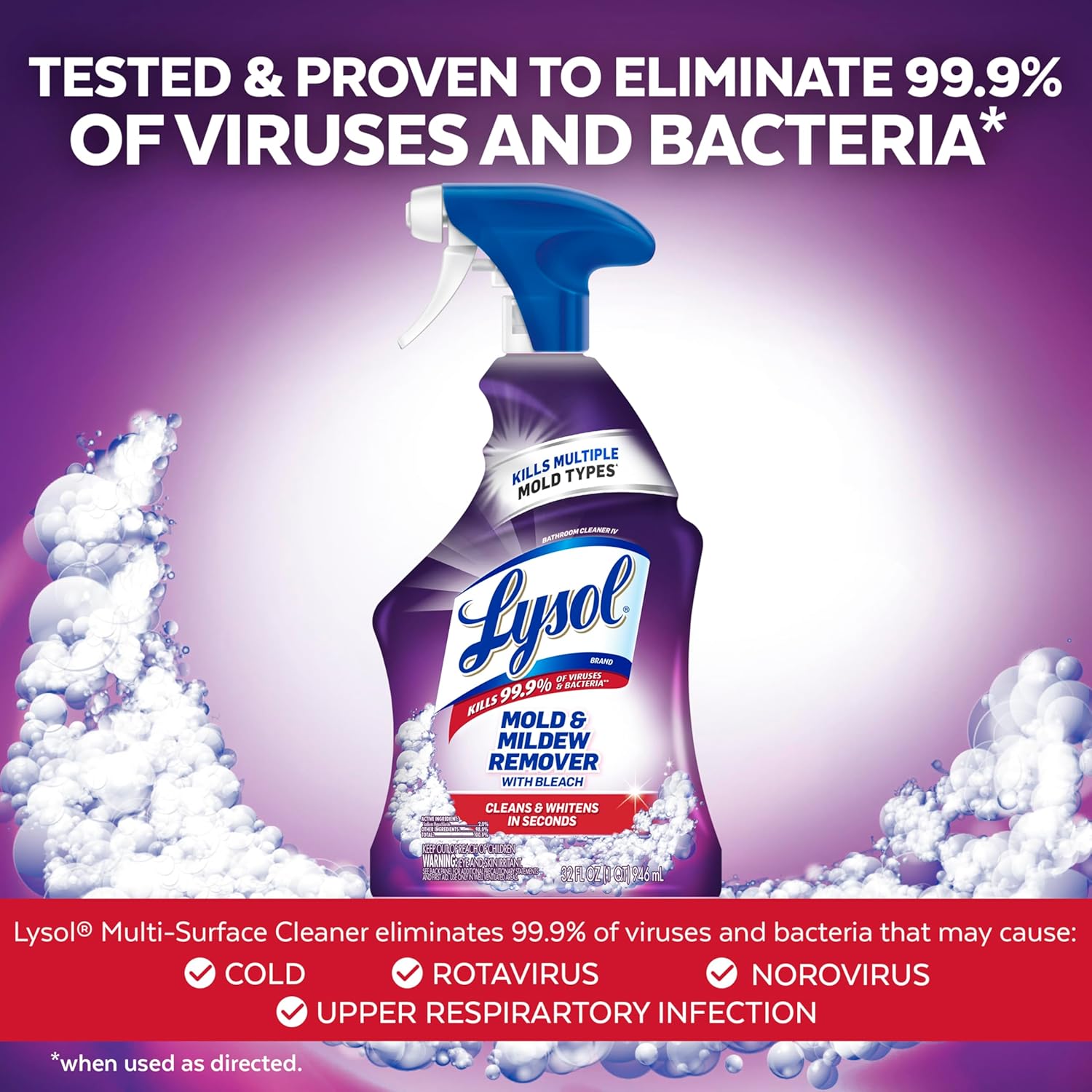 Lysol Mold Mildew Remover 32oz Pack of 1