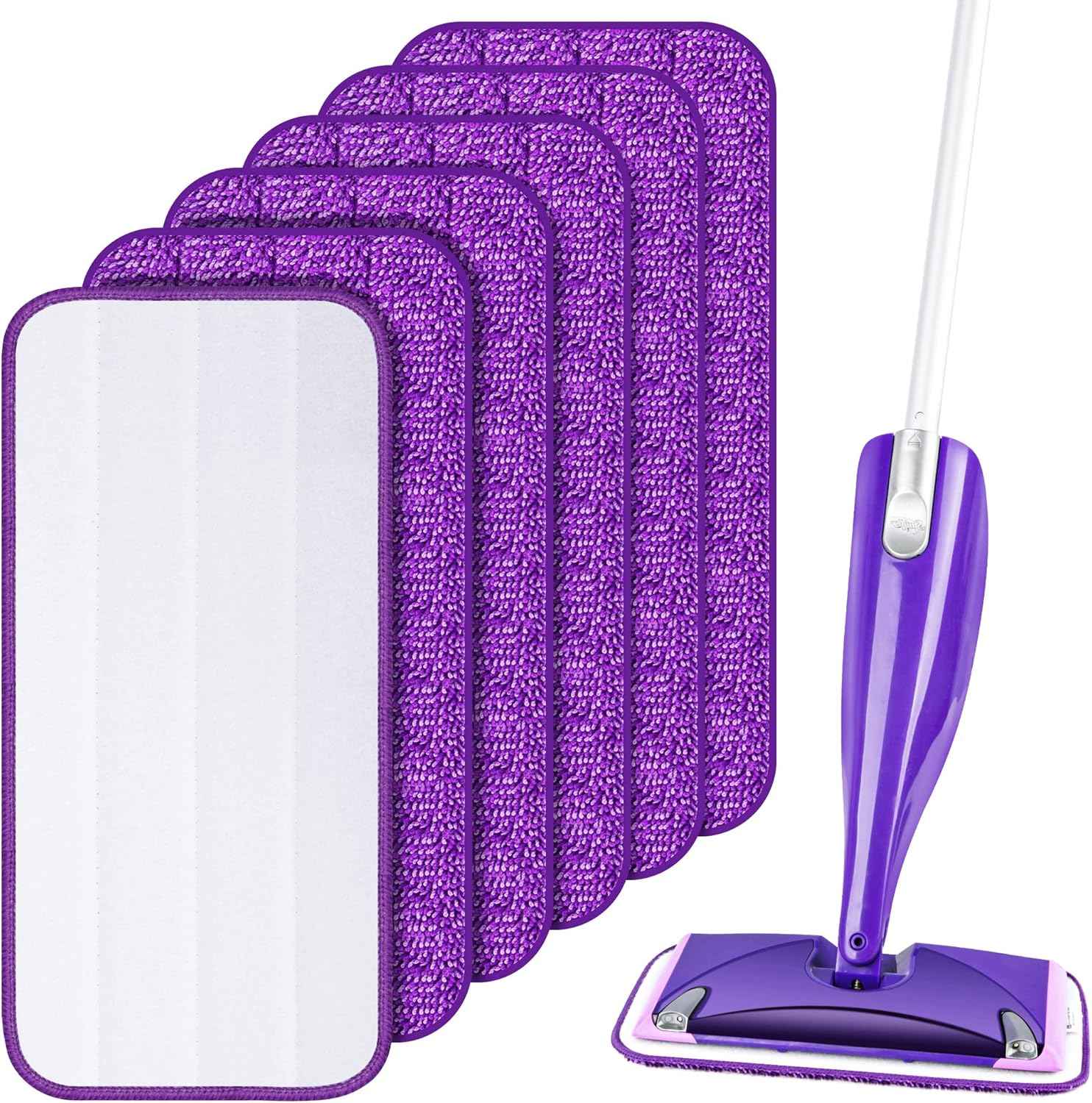 Reusable Mop Pads Refills for Swiffer WetJet 6 Pack