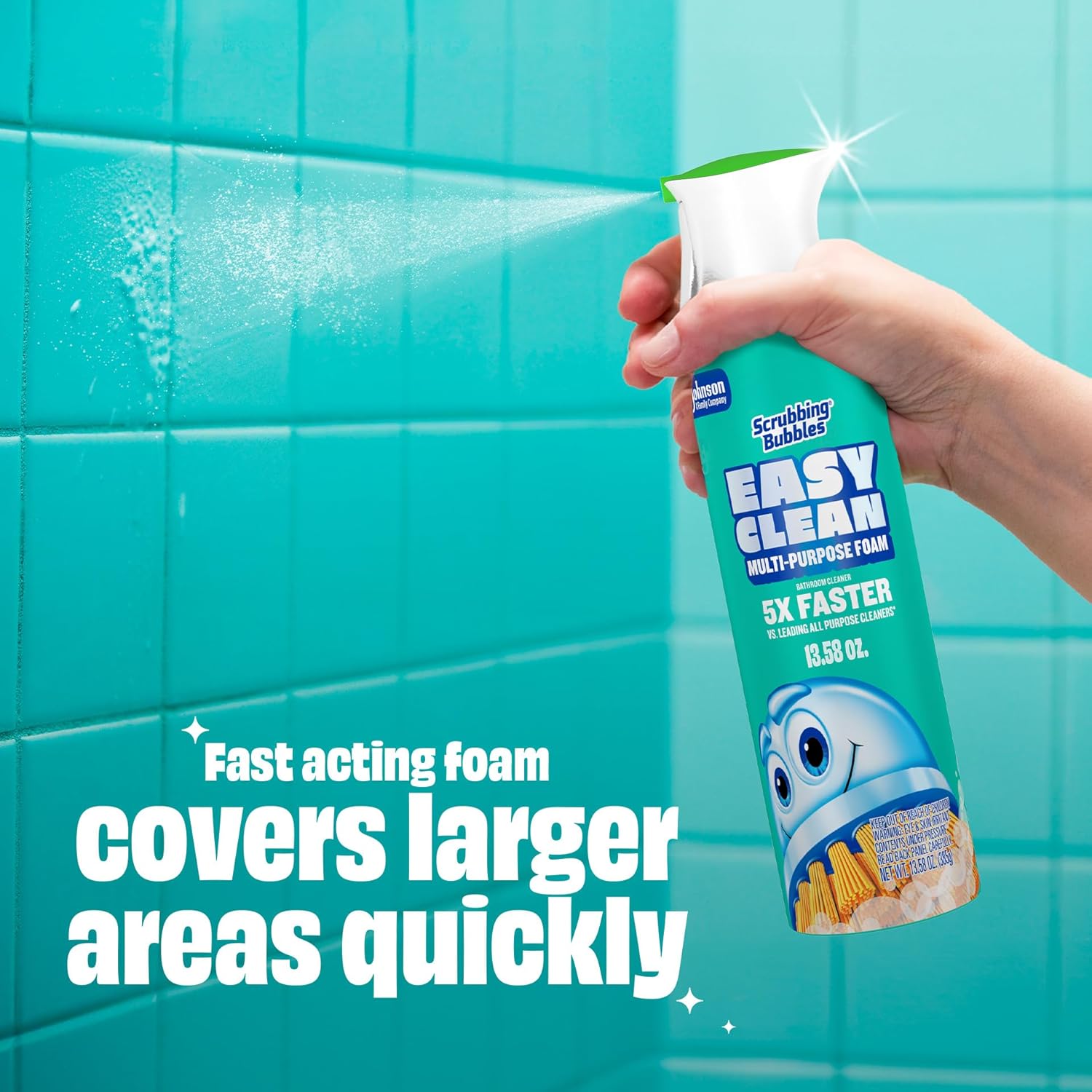 Scrubbing Bubbles Easy Clean Foaming Bathroom Cleaner 1358 Ounce Pack of 2