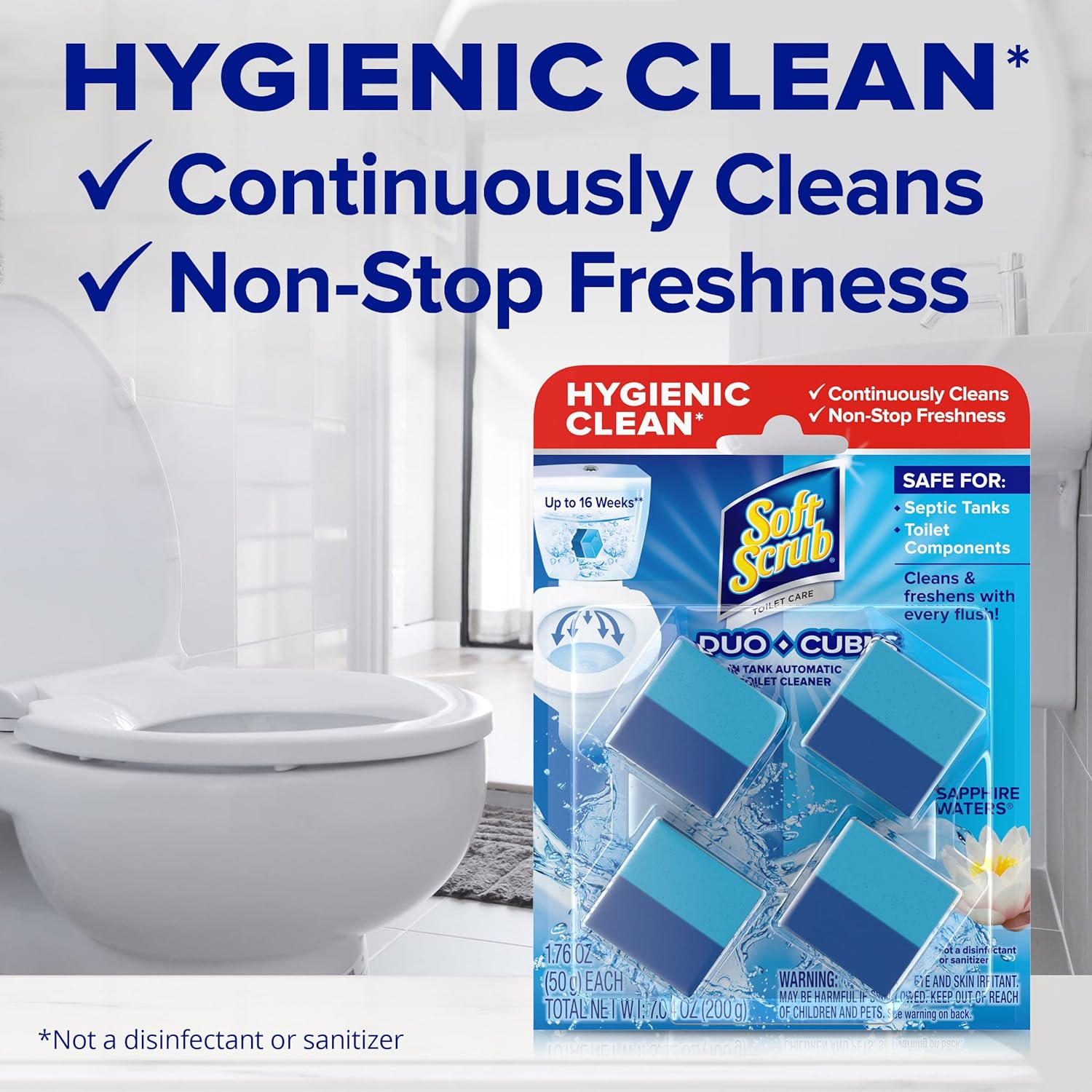 Soft Scrub In-Tank Toilet Cleaner Duo-Cubes