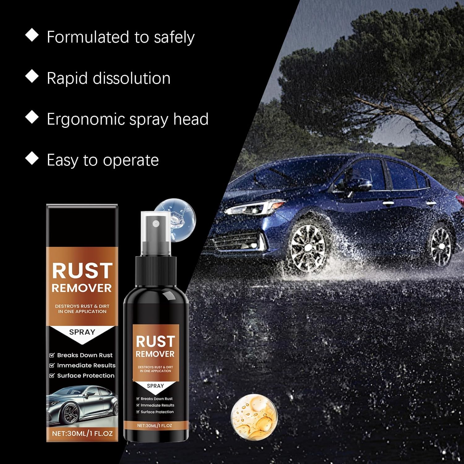 2025 Heavy Duty Rust Remover Spray 30ML