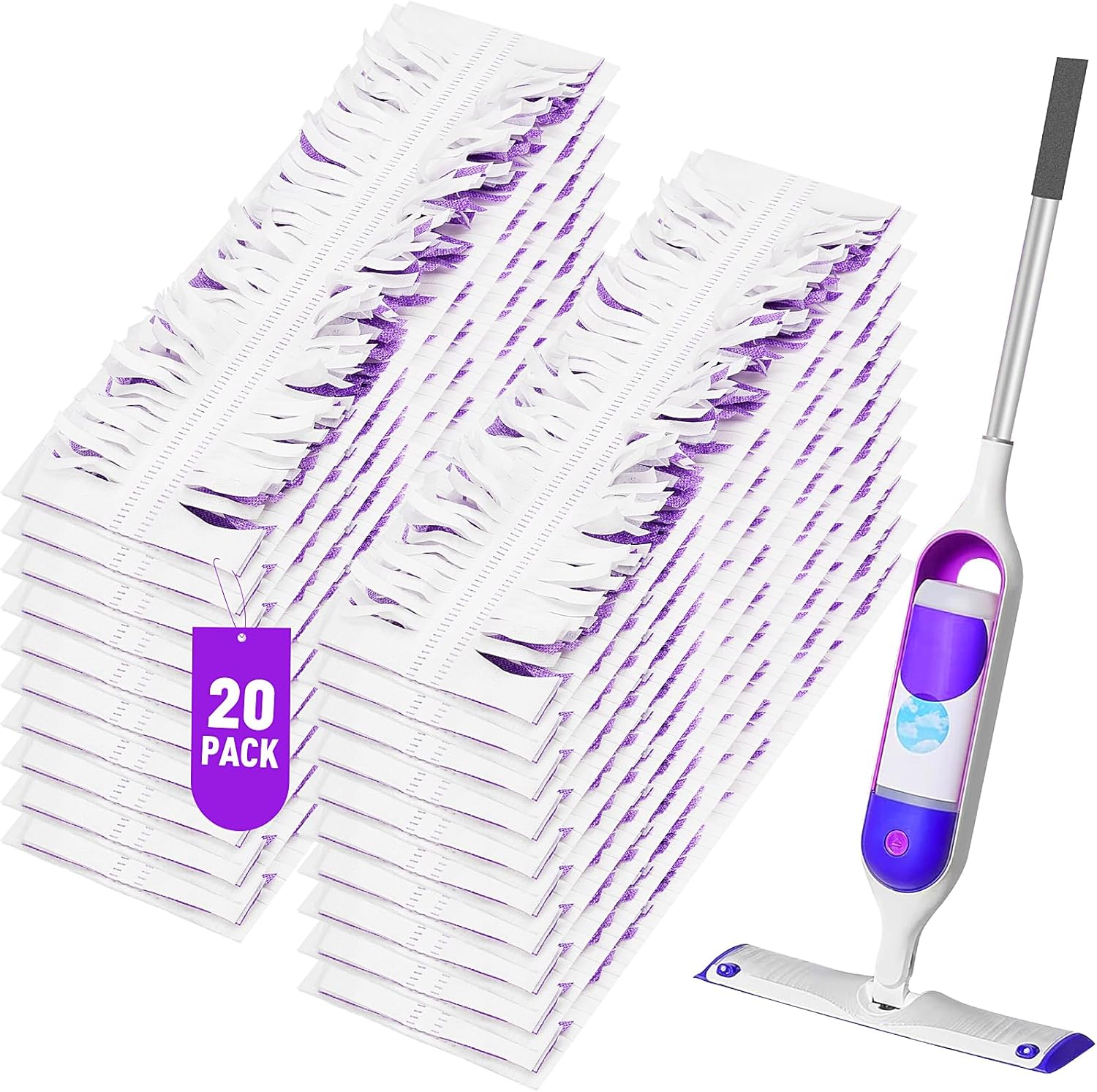 20 Pack Swiffer Power Mop Pads - Multi Surface Cleaning