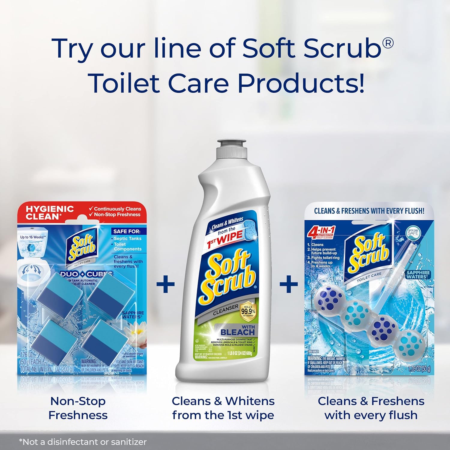 Soft Scrub In-Tank Toilet Cleaner Duo-Cubes
