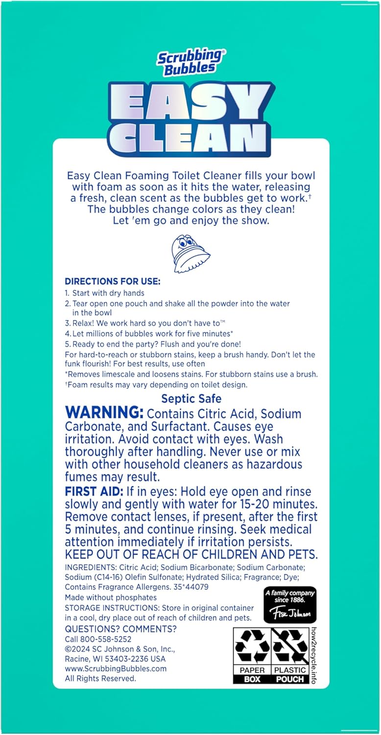 Scrubbing Bubbles Easy Clean Foaming Toilet Bowl Cleaner