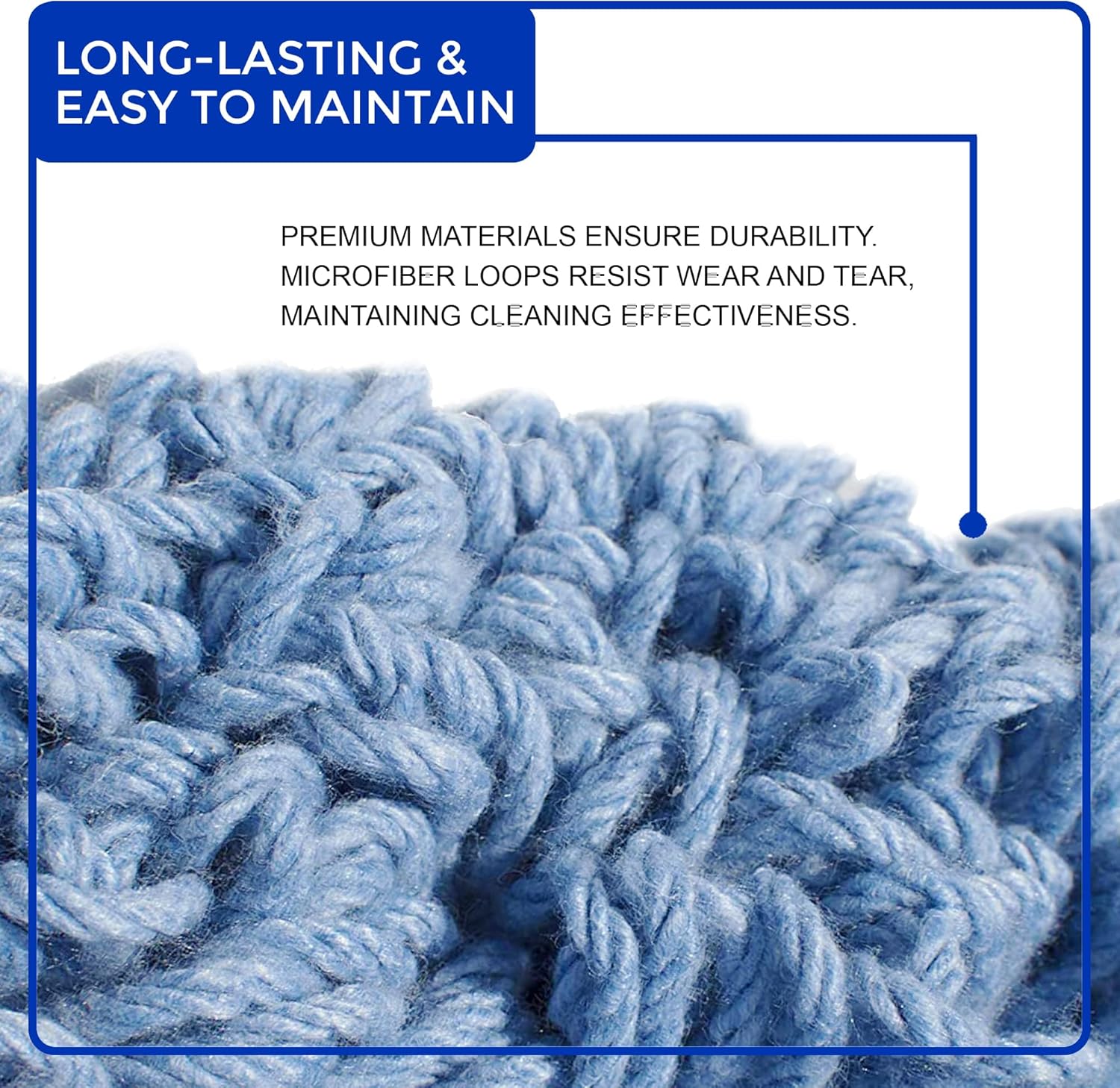 Nine Forty 2-Pack Heavy Duty Wet Mop Head Refill