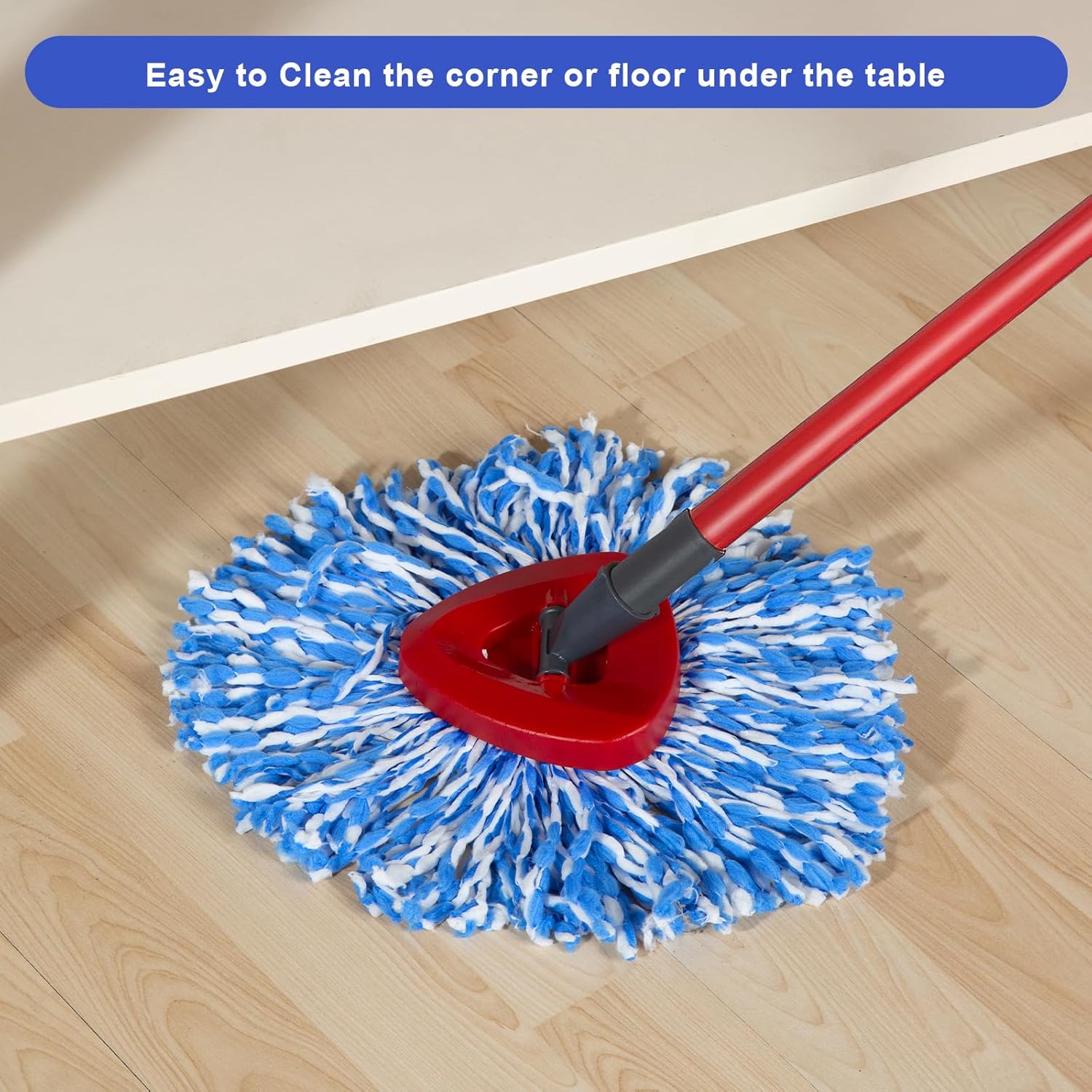 O-Cedar Spin Mop Handle Replacement - 4 Section 30 - 58 American Threaded