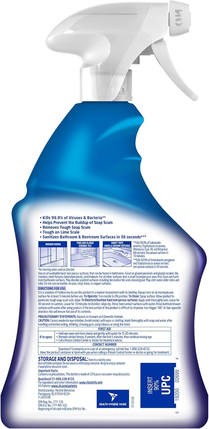 Lysol Power Foaming Spray 32oz Bathroom Cleaner