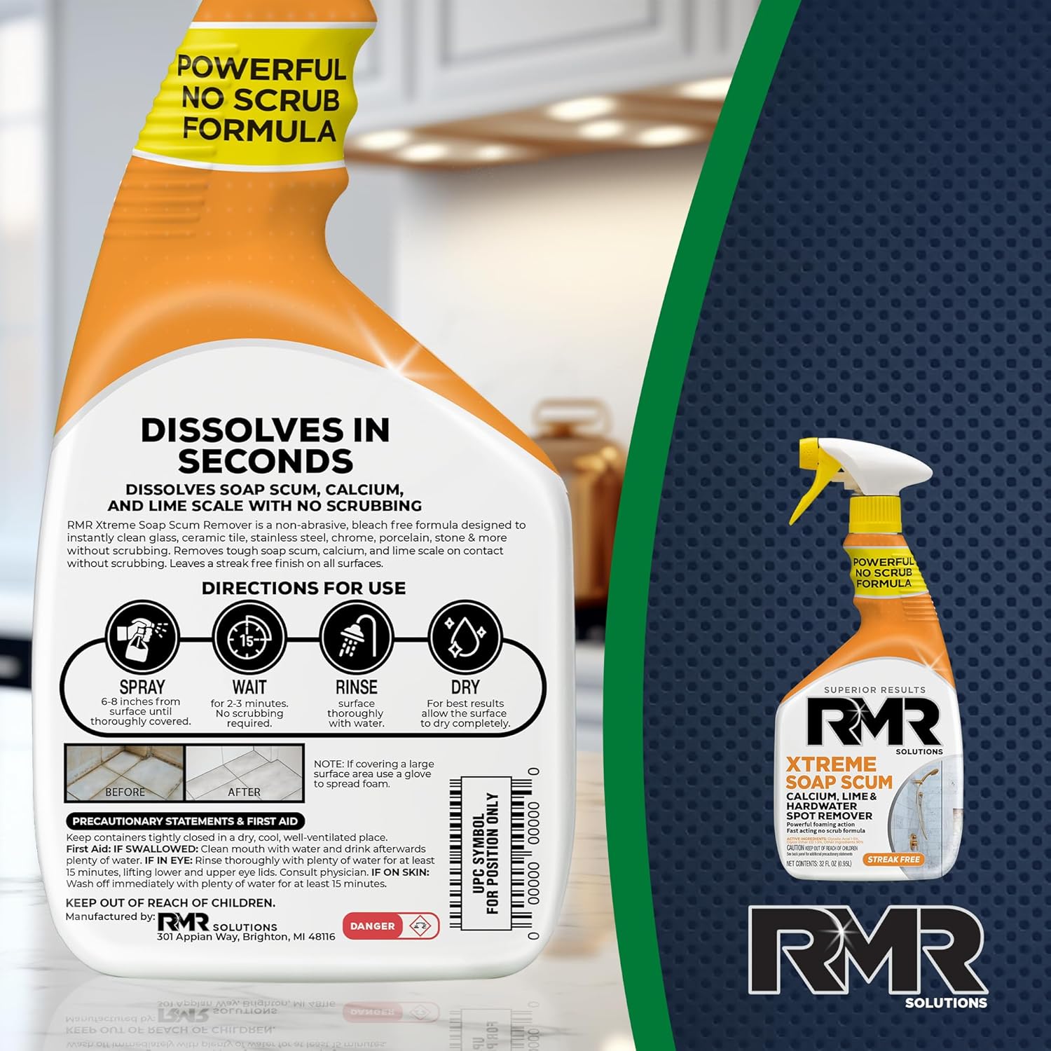 RMR Xtreme Soap Scum Remover 30 Fluid Ounce 1