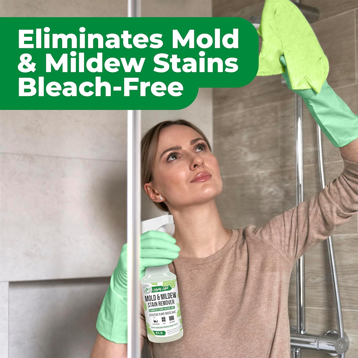 Mighty Mint Mold Mildew Stain Remover Spray 16oz