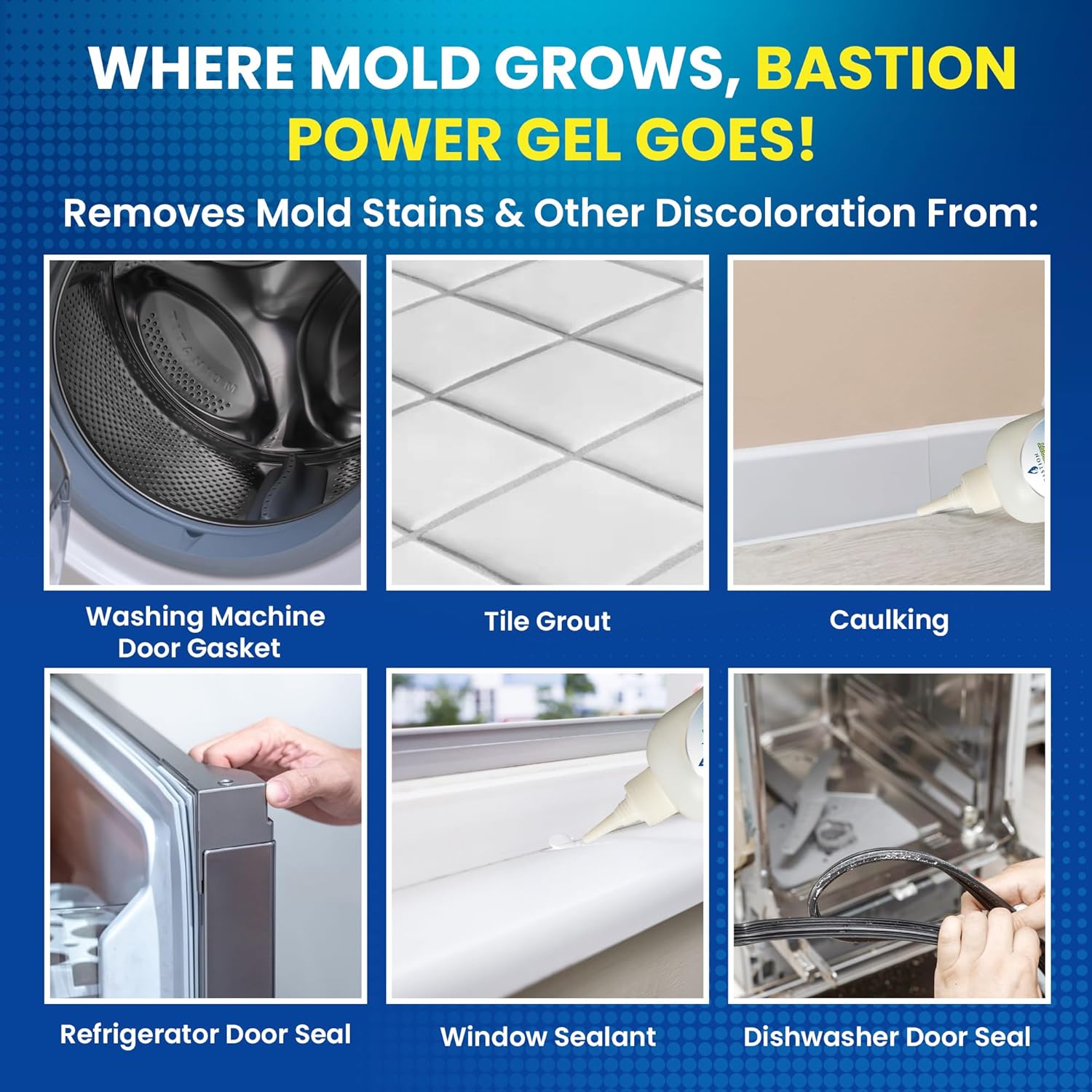 Bastion Heavy Duty Mold Cleaner 7 fl oz Gel Formula
