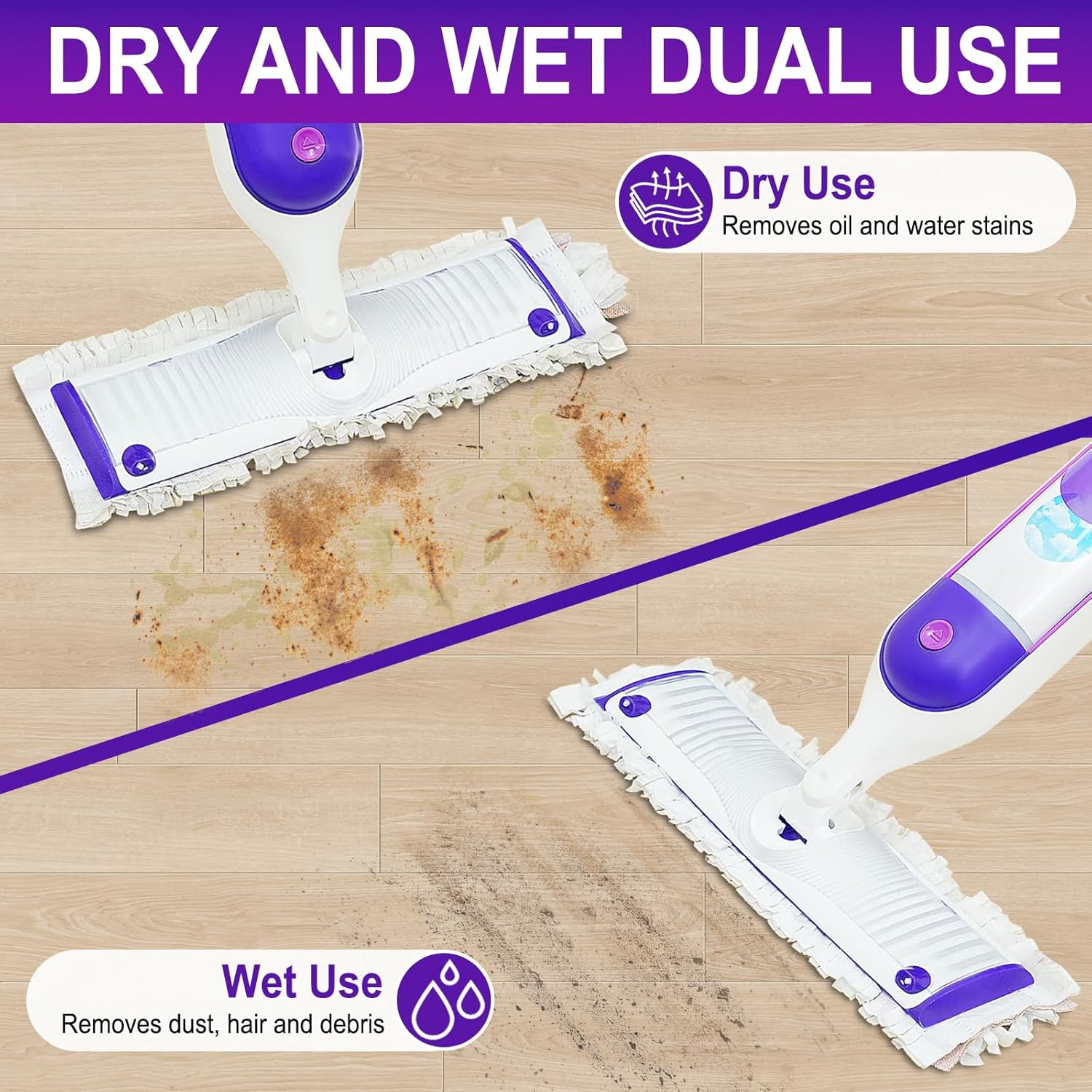 Cafonil Power Mop Pads Refills 25 PCS Multi-Surface