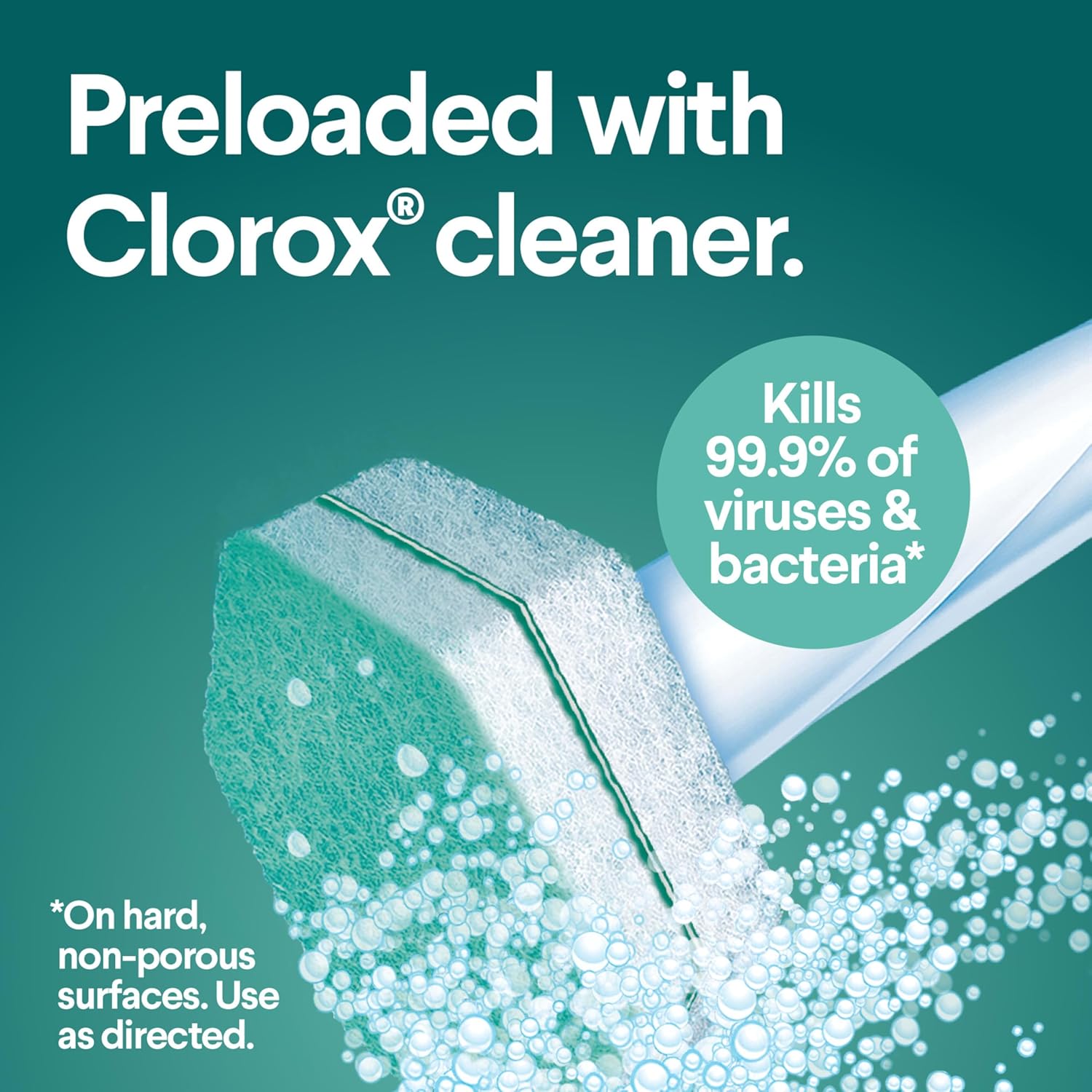 Clorox ToiletWand Refill Heads - Rainforest Rush 10 Count 1