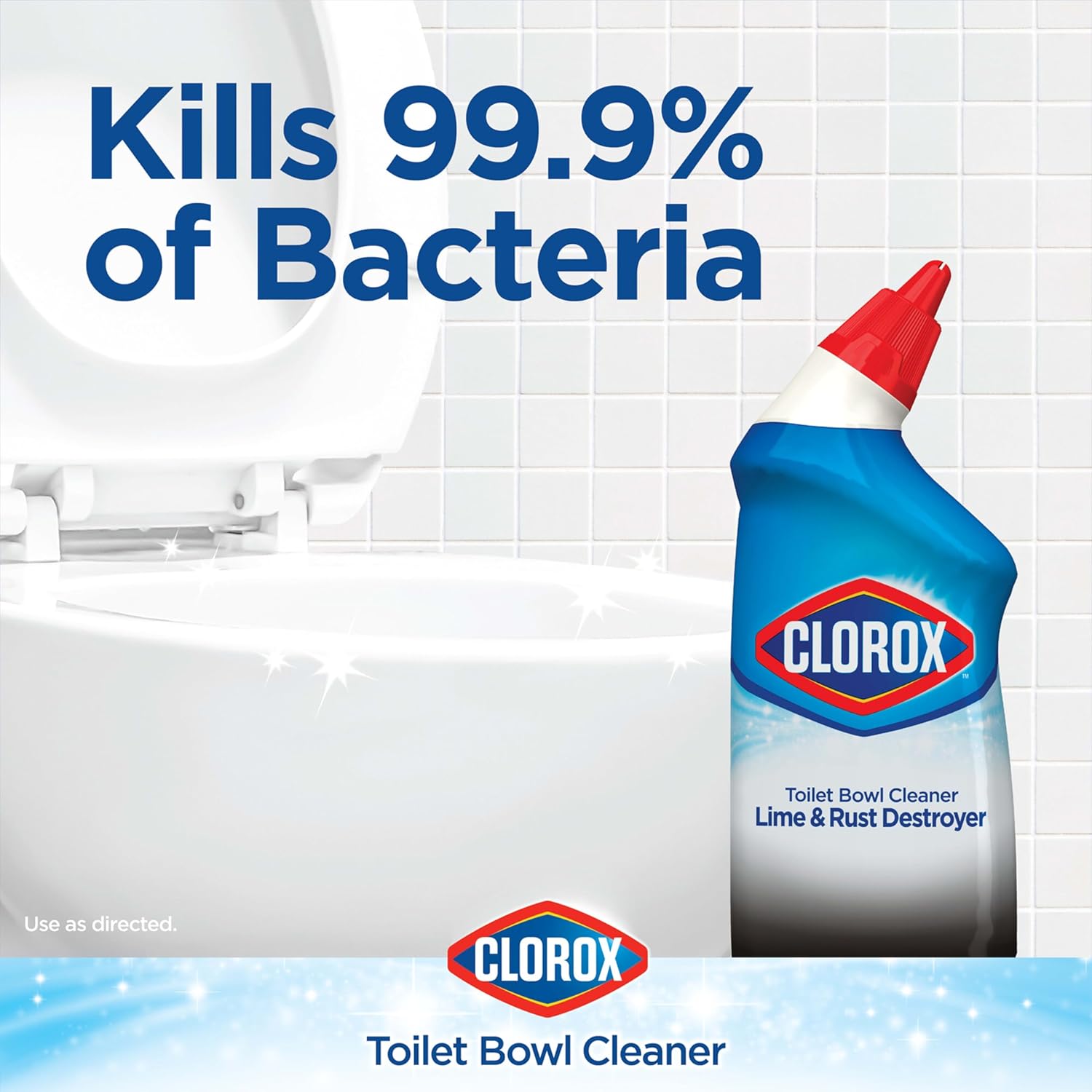 Clorox Toilet Bowl Cleaner Lime Rust Destroyer 24 Oz
