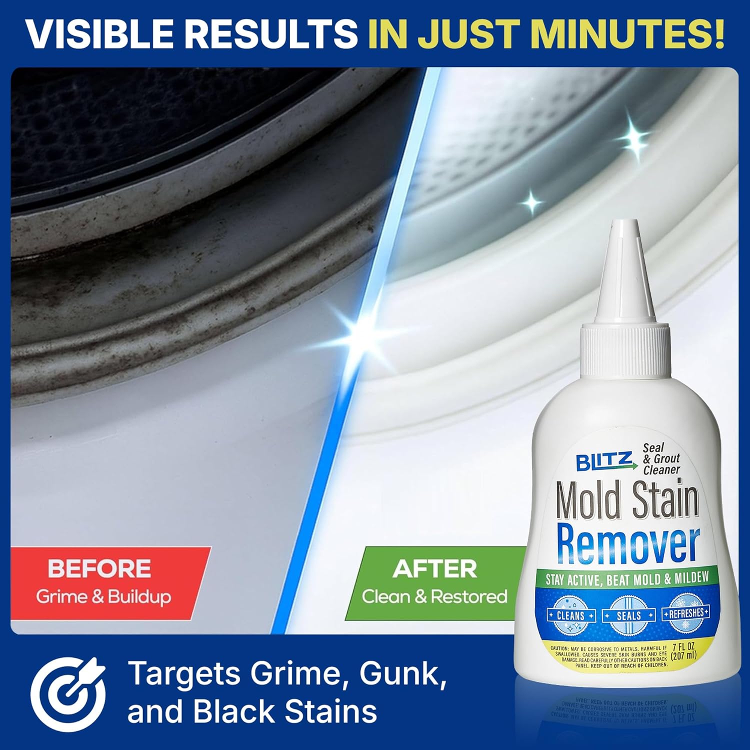 Blitz Shield Heavy Duty Gel Cleaner - Multi-Surface Stain Remover