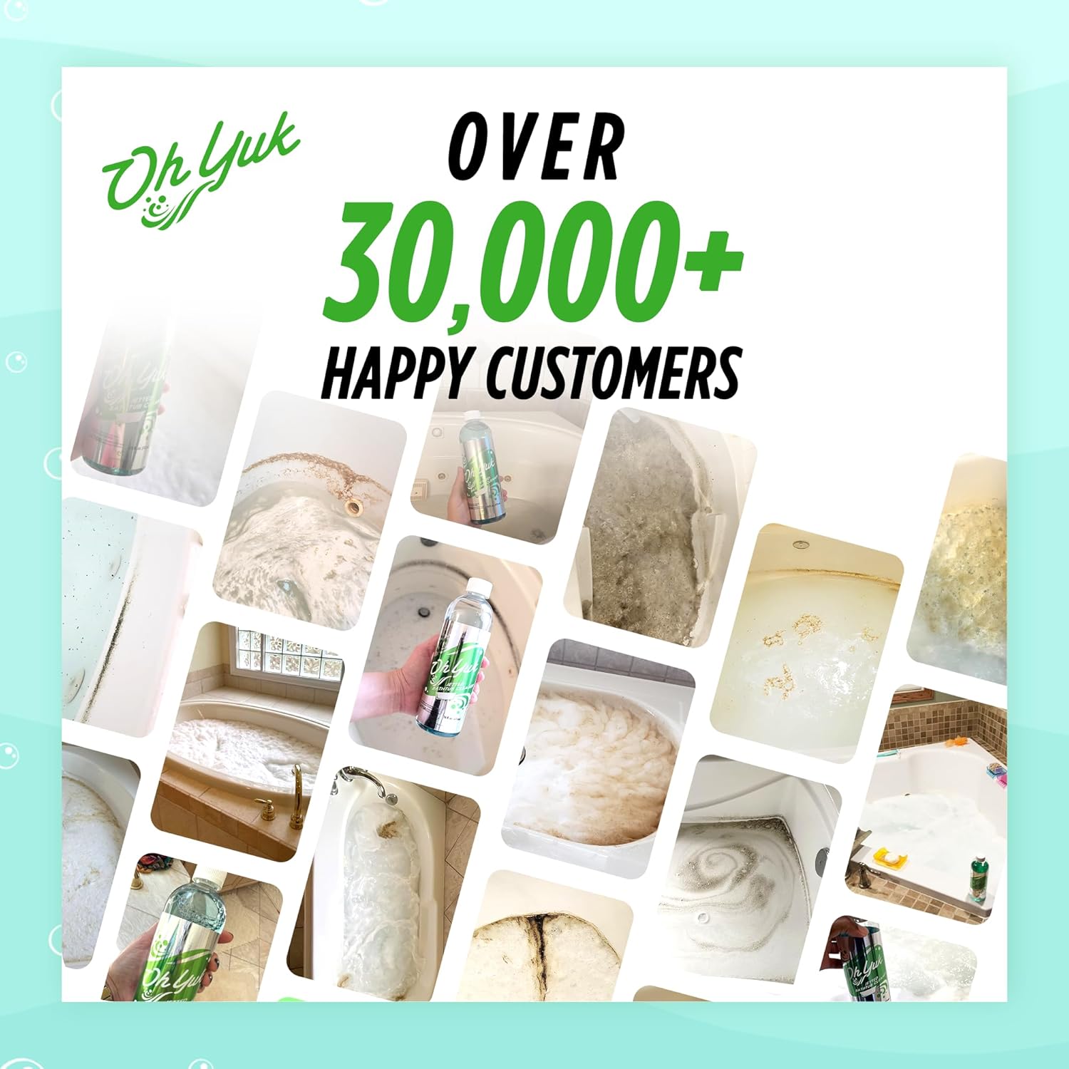 Oh Yuk Jetted Tub Cleaner - 4 Cleanings per Bottle