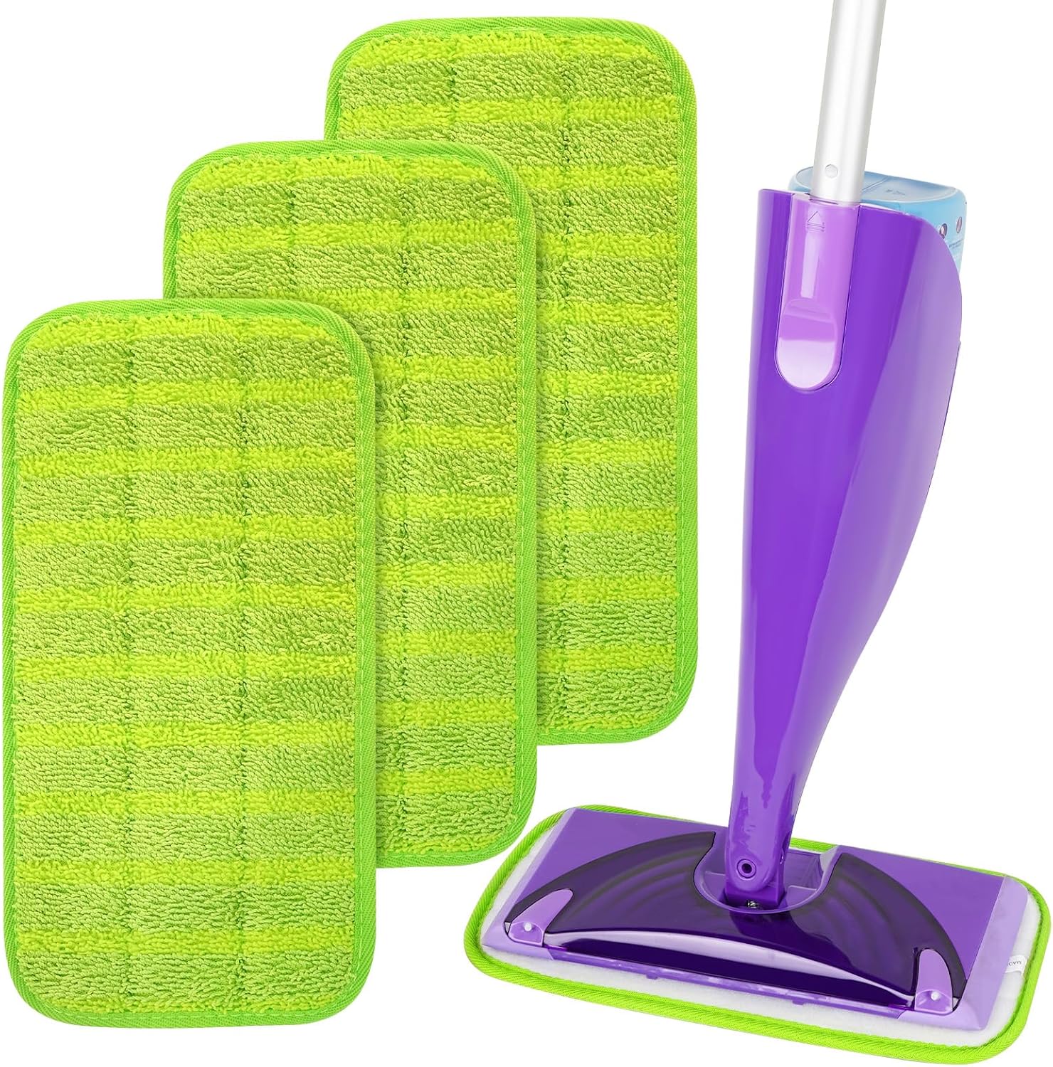 AmaVins 3 Pack Reusable Swiffer WetJet Mop Pads