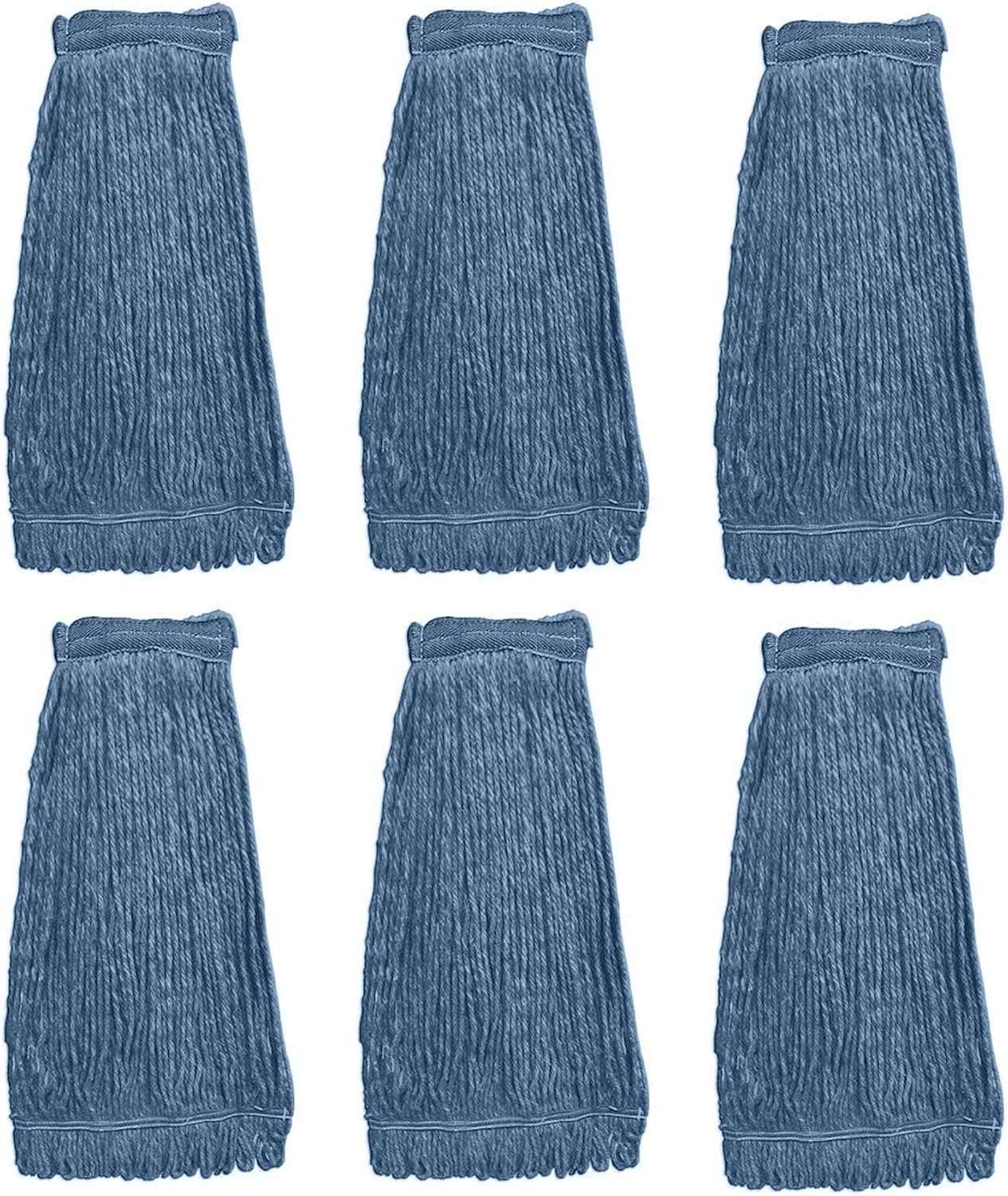 KLEEN HANDLER Heavy Duty Mop Head Refill Pack of 6 1