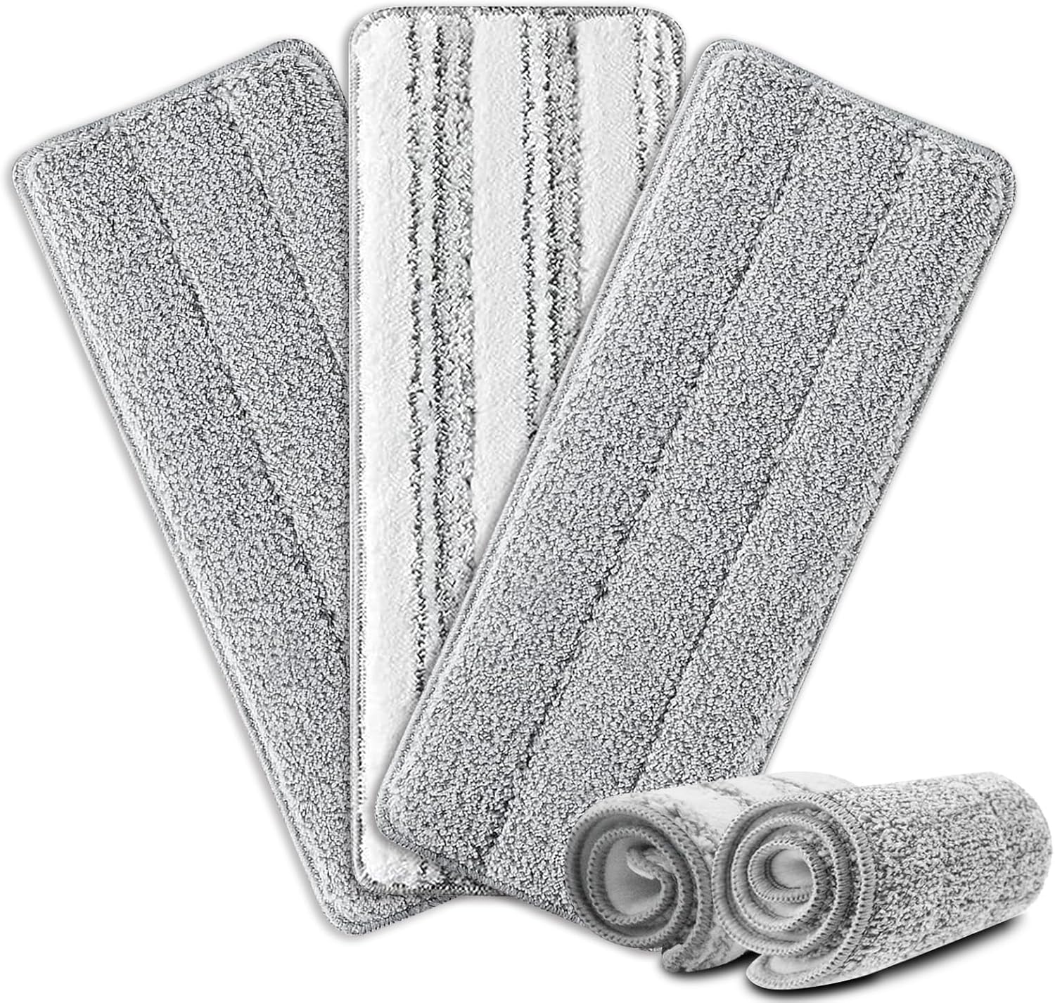 HiBaBy Microfiber Mop Pads 3 Pack - 13 x 49 Flat Mop Refill Replacement