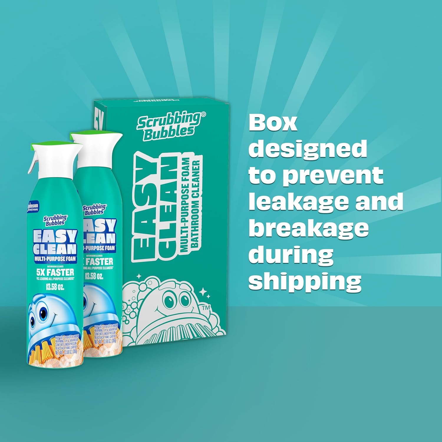 Scrubbing Bubbles Easy Clean Foaming Bathroom Cleaner 1358 Ounce Pack of 2