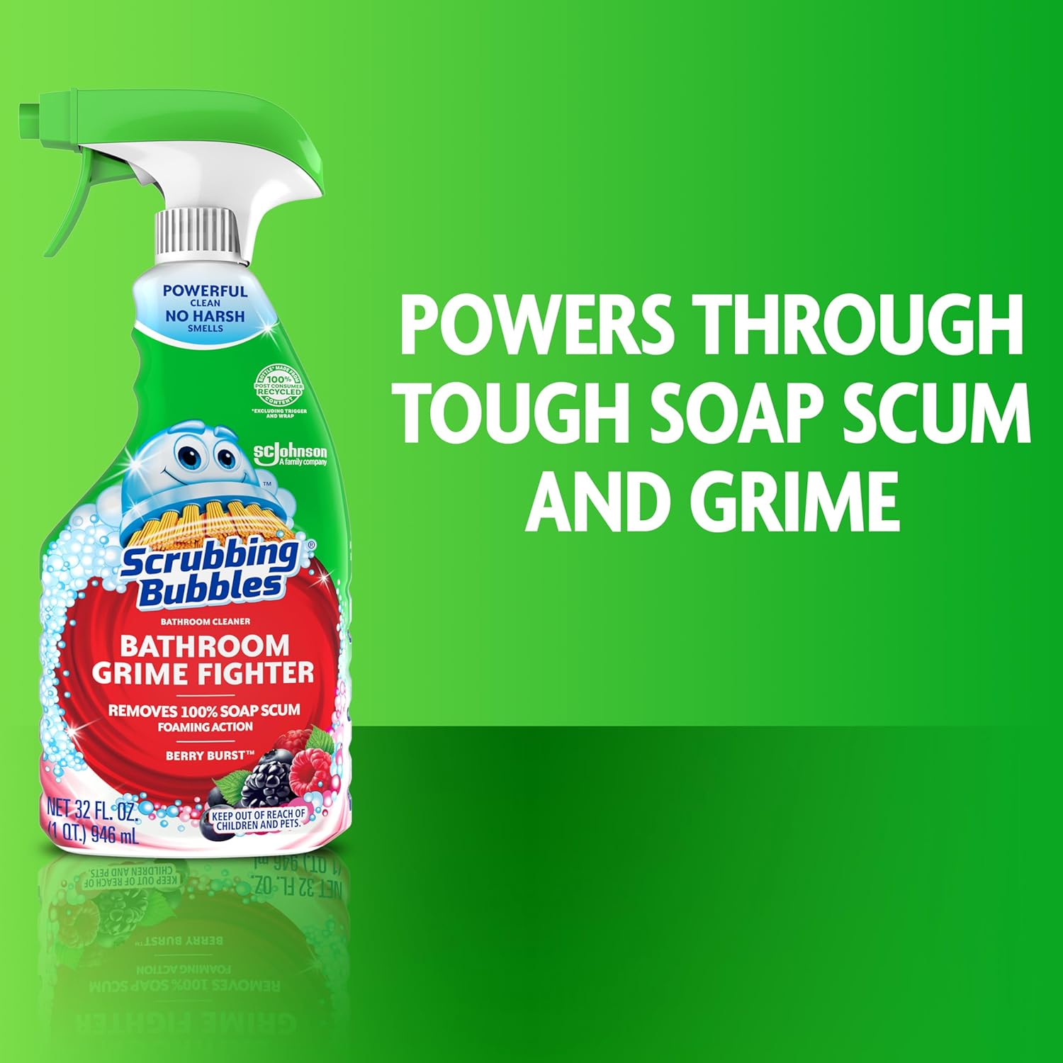 Scrubbing Bubbles Berry Burst Bathroom Cleaner Spray 32oz