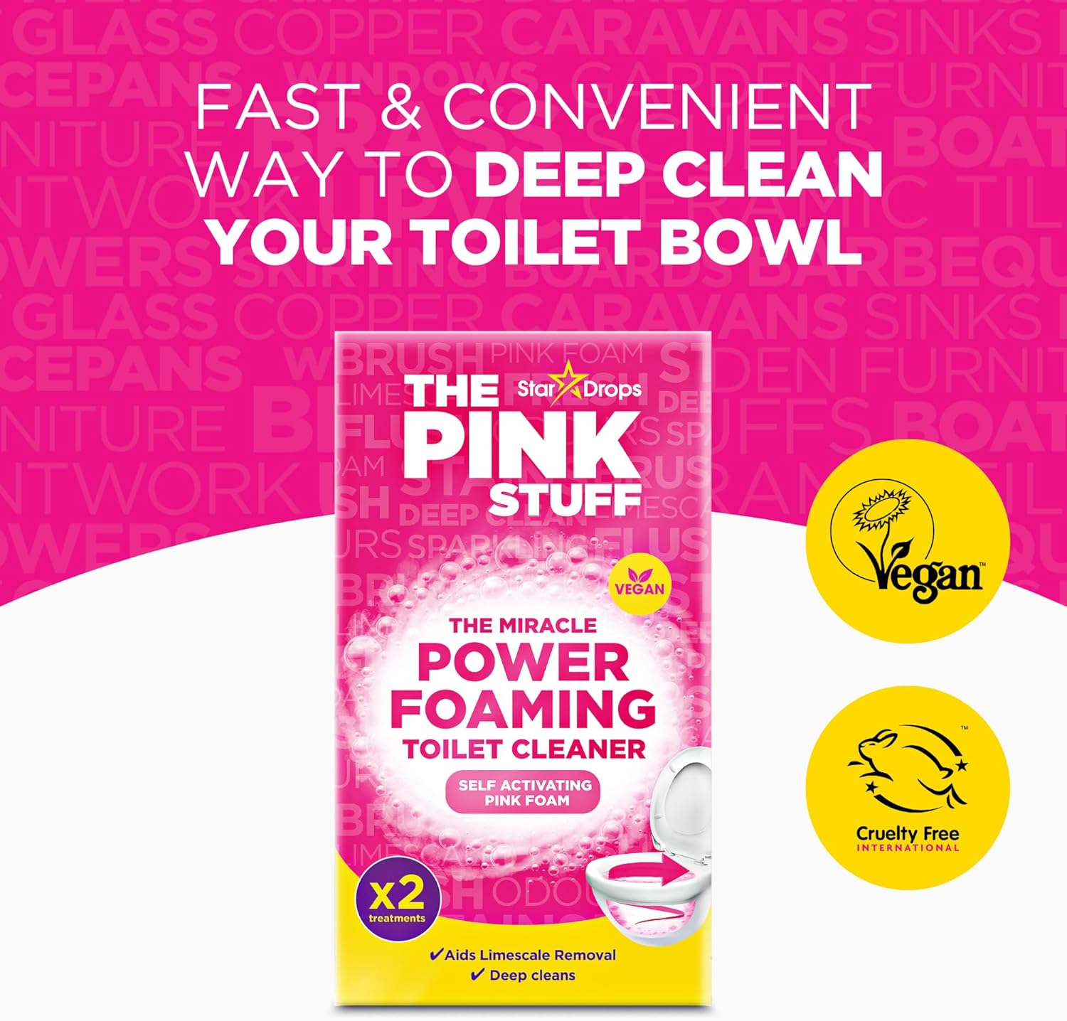 Stardrops The Pink Stuff Bathroom Cleaner Kit