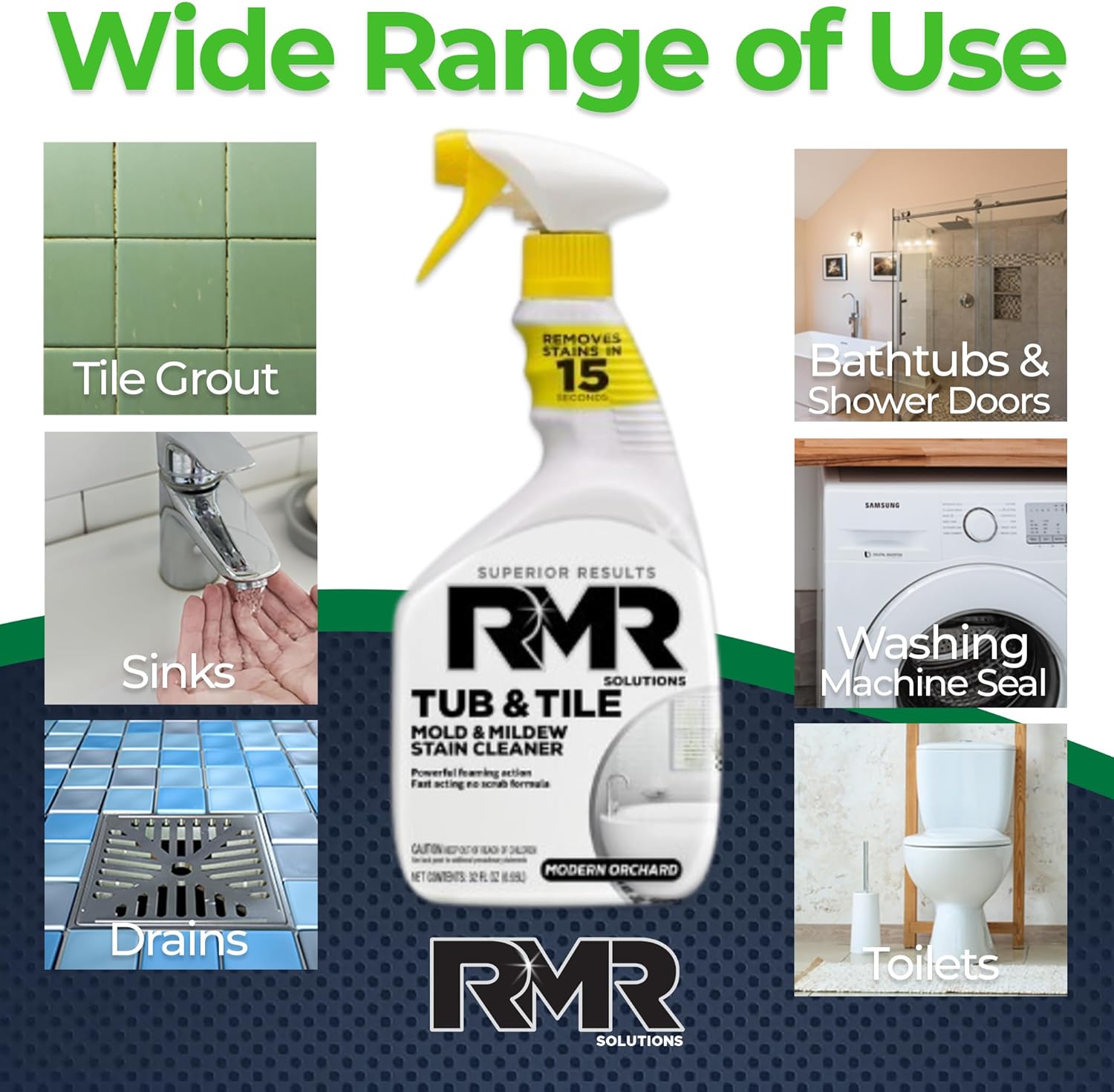 RMR Tub and Tile Cleaner - 32 Fl Oz 2 Pack