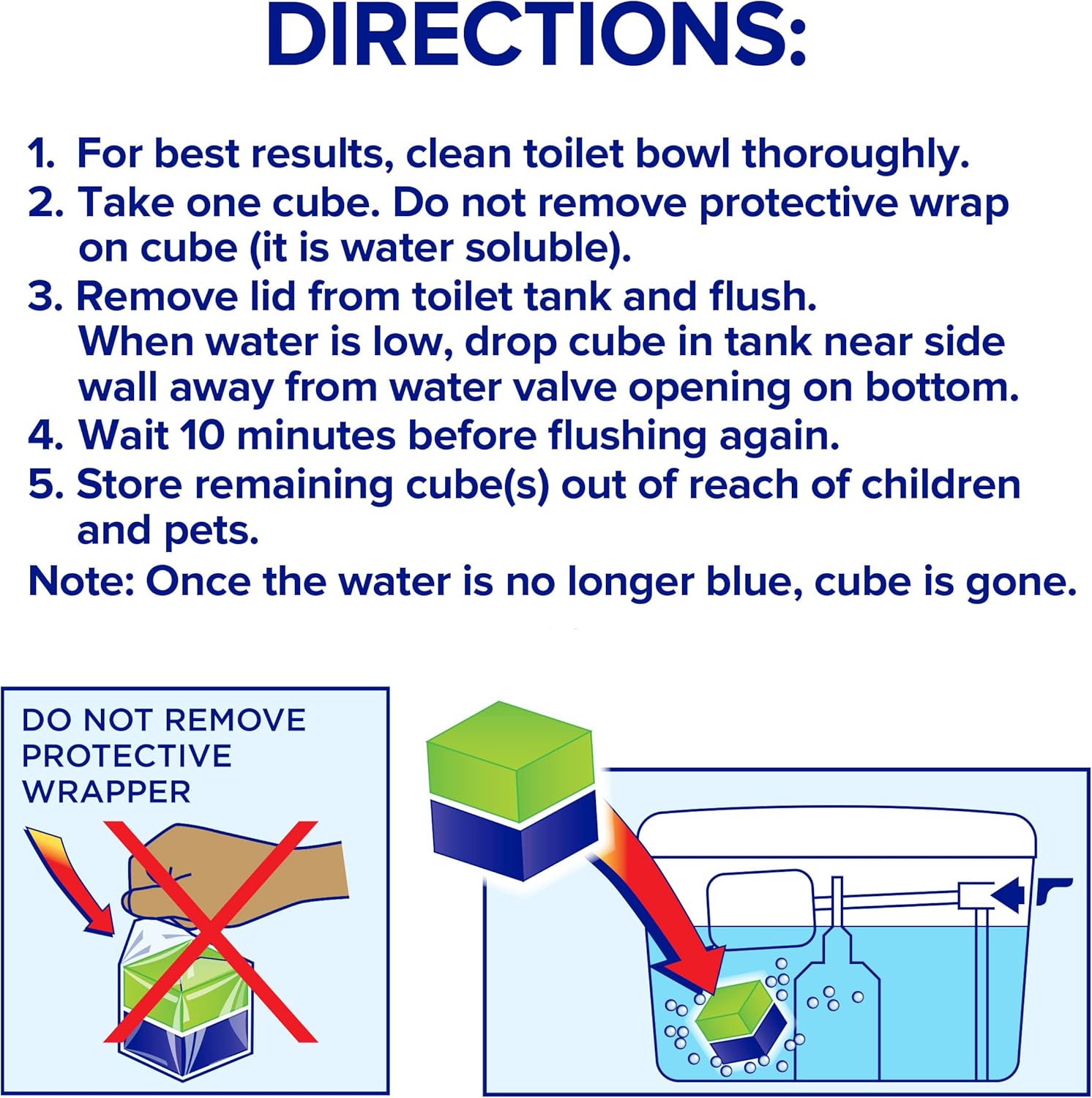 Soft Scrub Toilet Cleaner Duo-Cubes Alpine Fresh 4 Count
